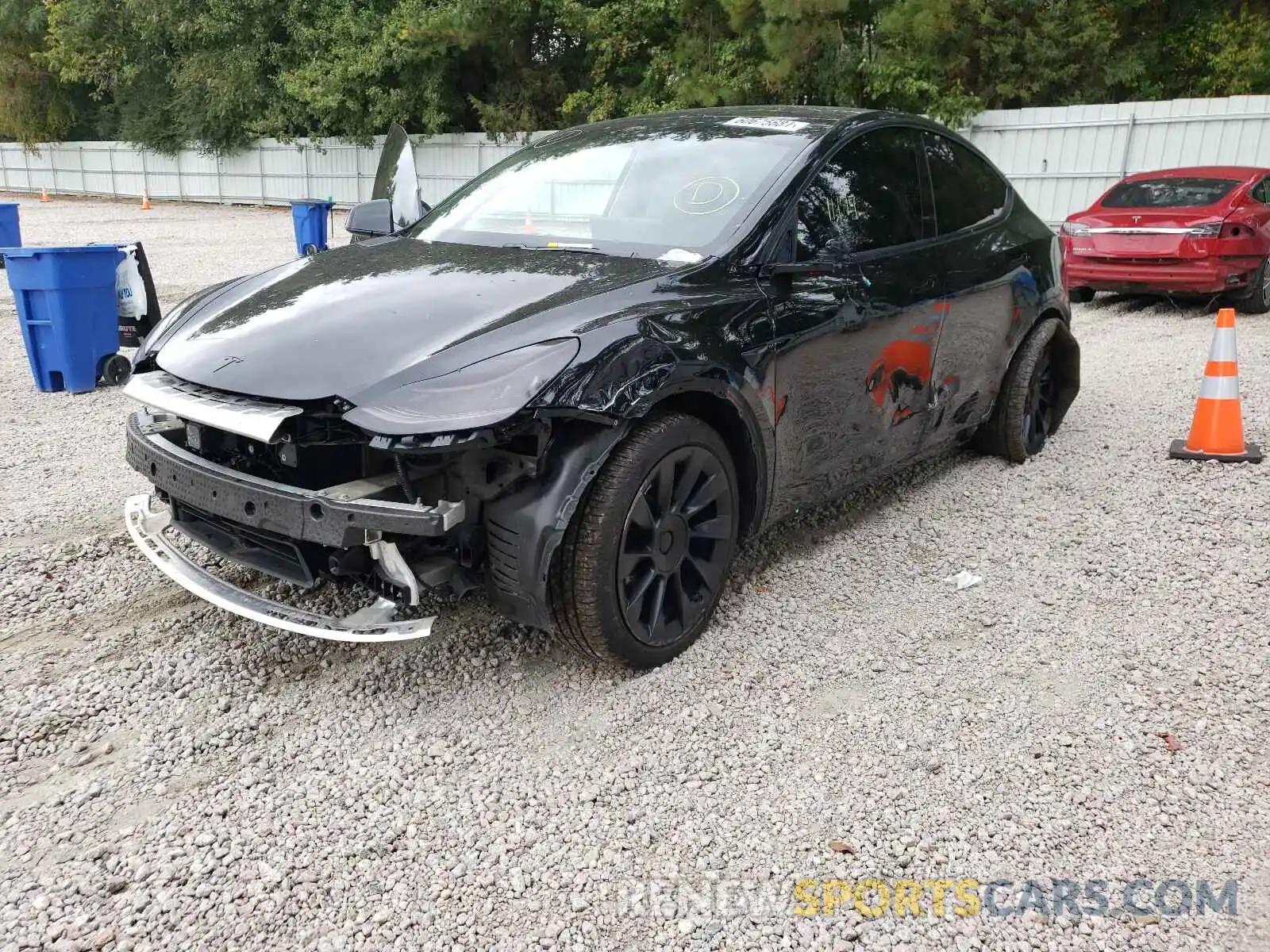 9 Photograph of a damaged car 5YJYGDEE1MF084573 TESLA MODEL Y 2021