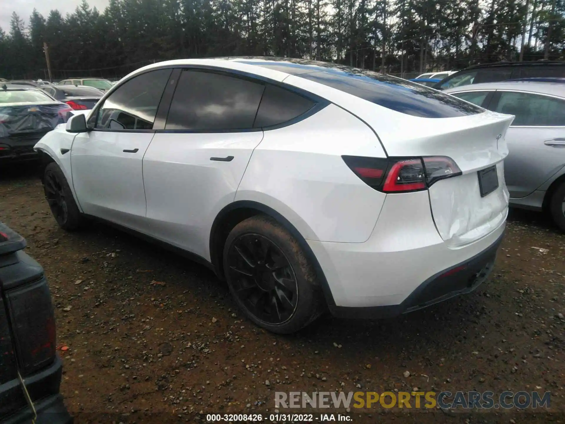 3 Photograph of a damaged car 5YJYGDEE1MF085075 TESLA MODEL Y 2021