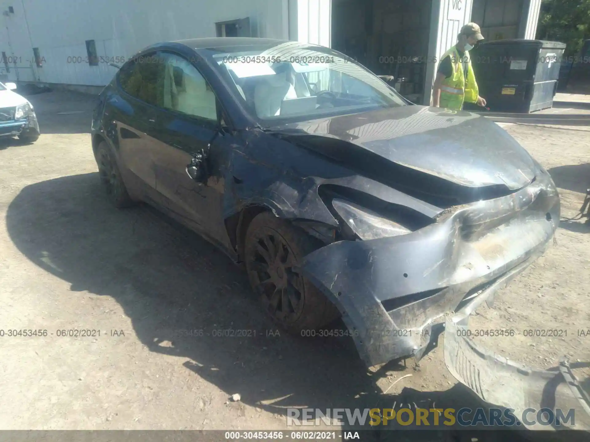 6 Фотография поврежденного автомобиля 5YJYGDEE1MF085299 TESLA MODEL Y 2021