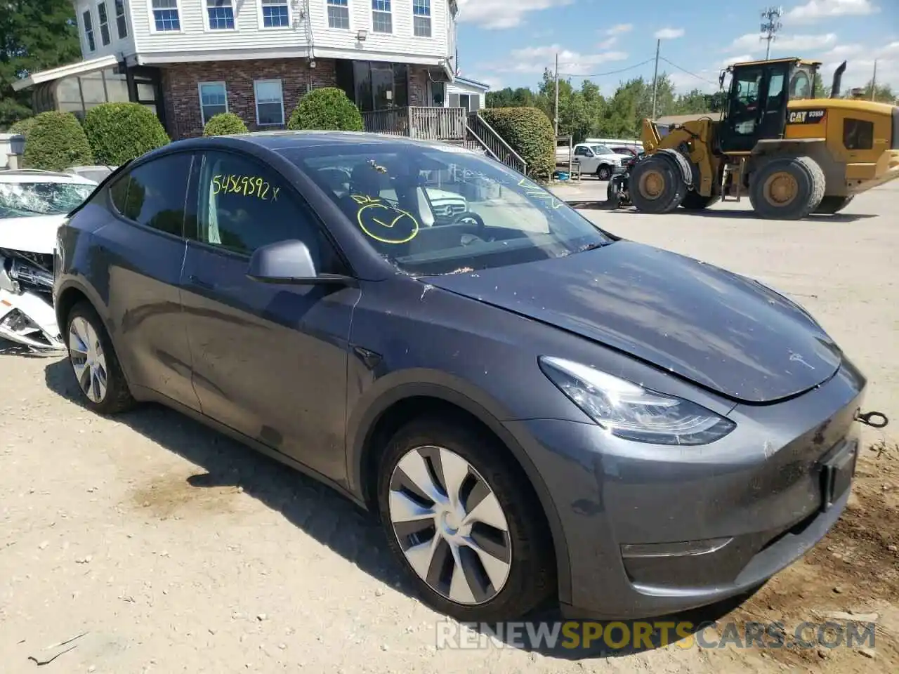 1 Photograph of a damaged car 5YJYGDEE1MF086727 TESLA MODEL Y 2021