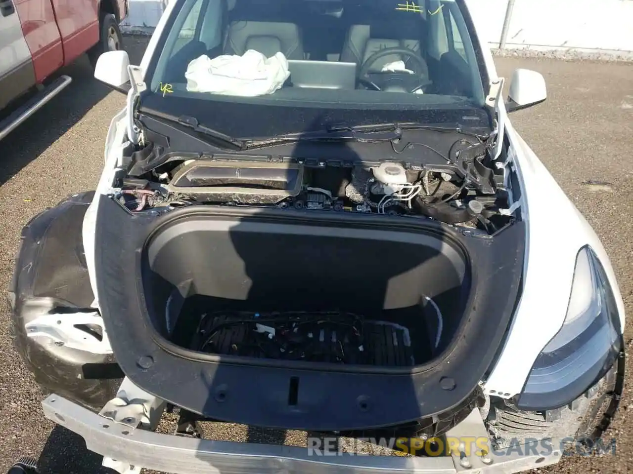 7 Photograph of a damaged car 5YJYGDEE1MF088428 TESLA MODEL Y 2021