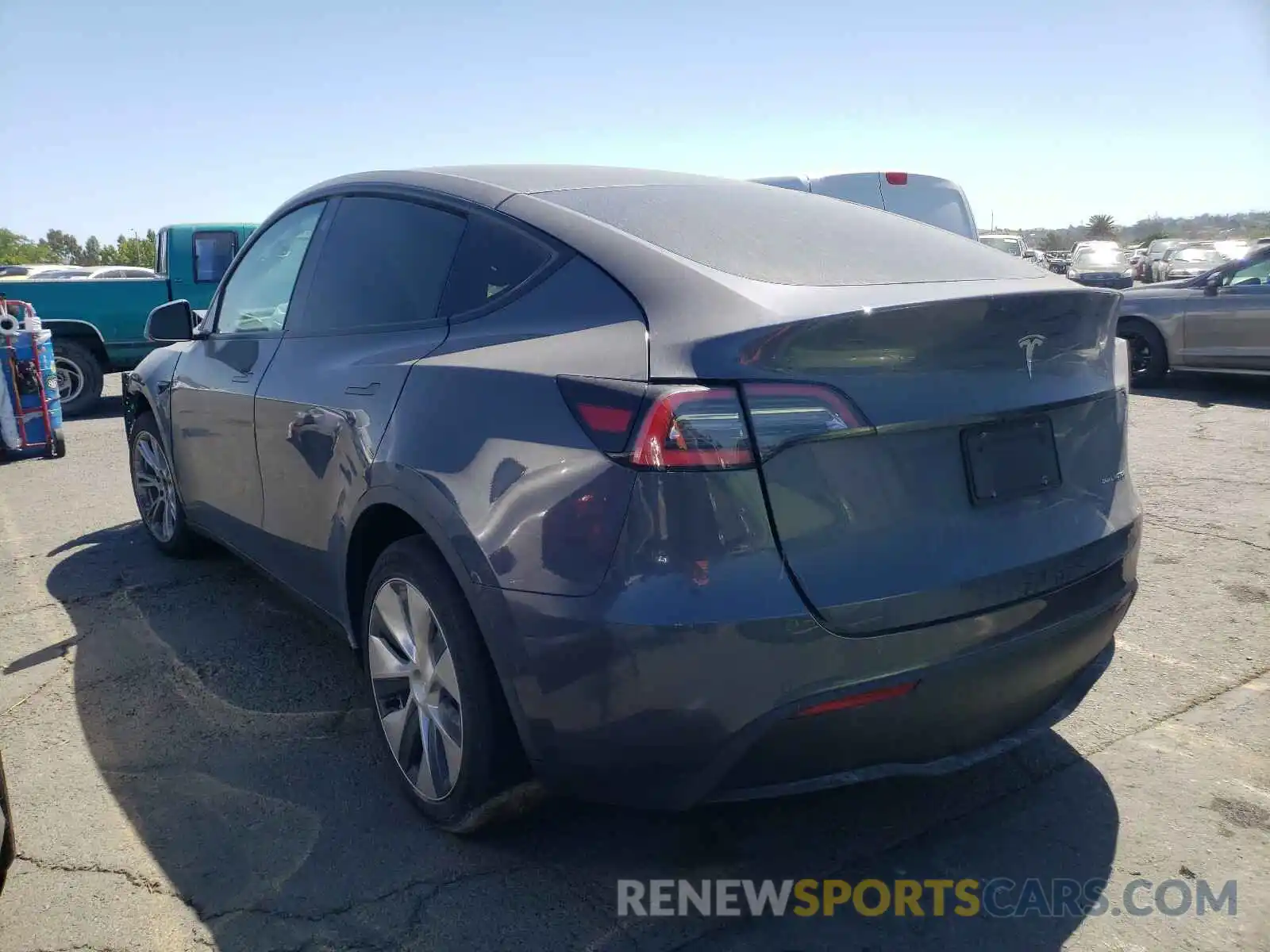 3 Photograph of a damaged car 5YJYGDEE1MF094567 TESLA MODEL Y 2021