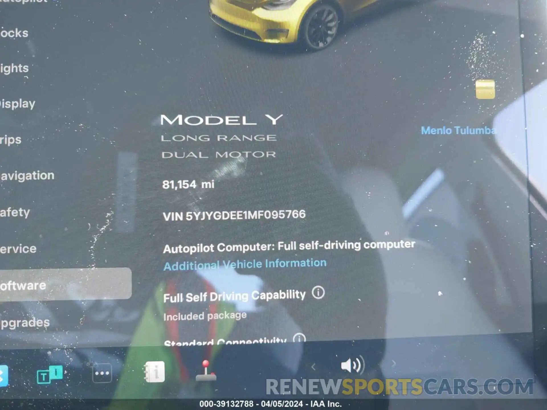 7 Photograph of a damaged car 5YJYGDEE1MF095766 TESLA MODEL Y 2021