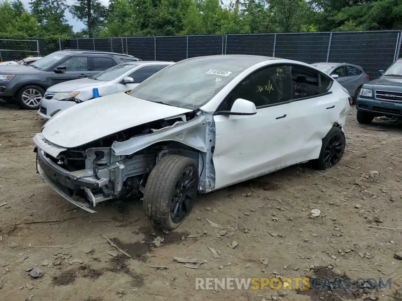 9 Photograph of a damaged car 5YJYGDEE1MF111626 TESLA MODEL Y 2021