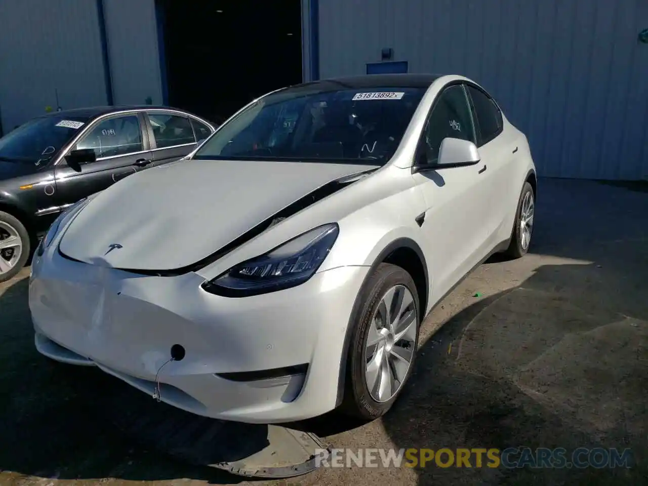 2 Фотография поврежденного автомобиля 5YJYGDEE1MF114199 TESLA MODEL Y 2021