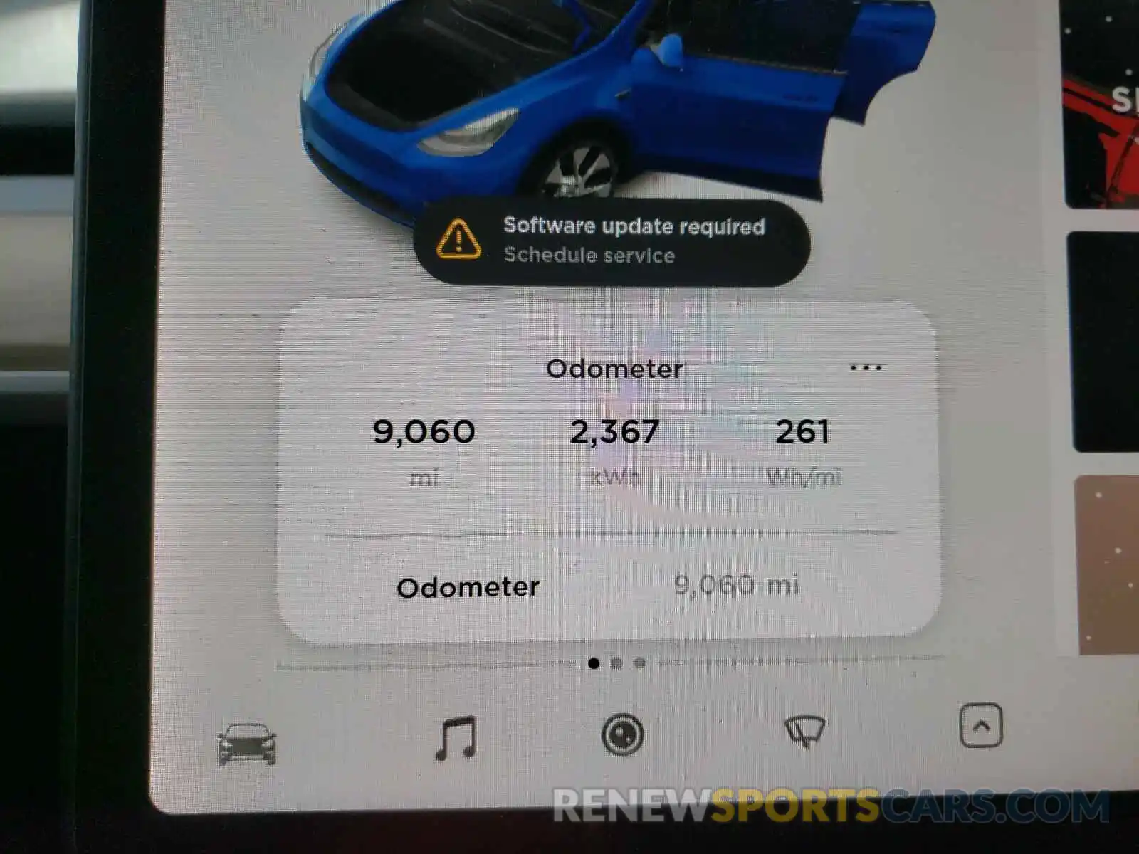 8 Фотография поврежденного автомобиля 5YJYGDEE1MF134887 TESLA MODEL Y 2021