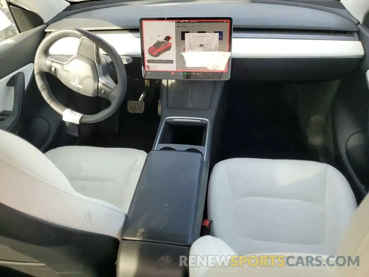 8 Photograph of a damaged car 5YJYGDEE1MF144528 TESLA MODEL Y 2021