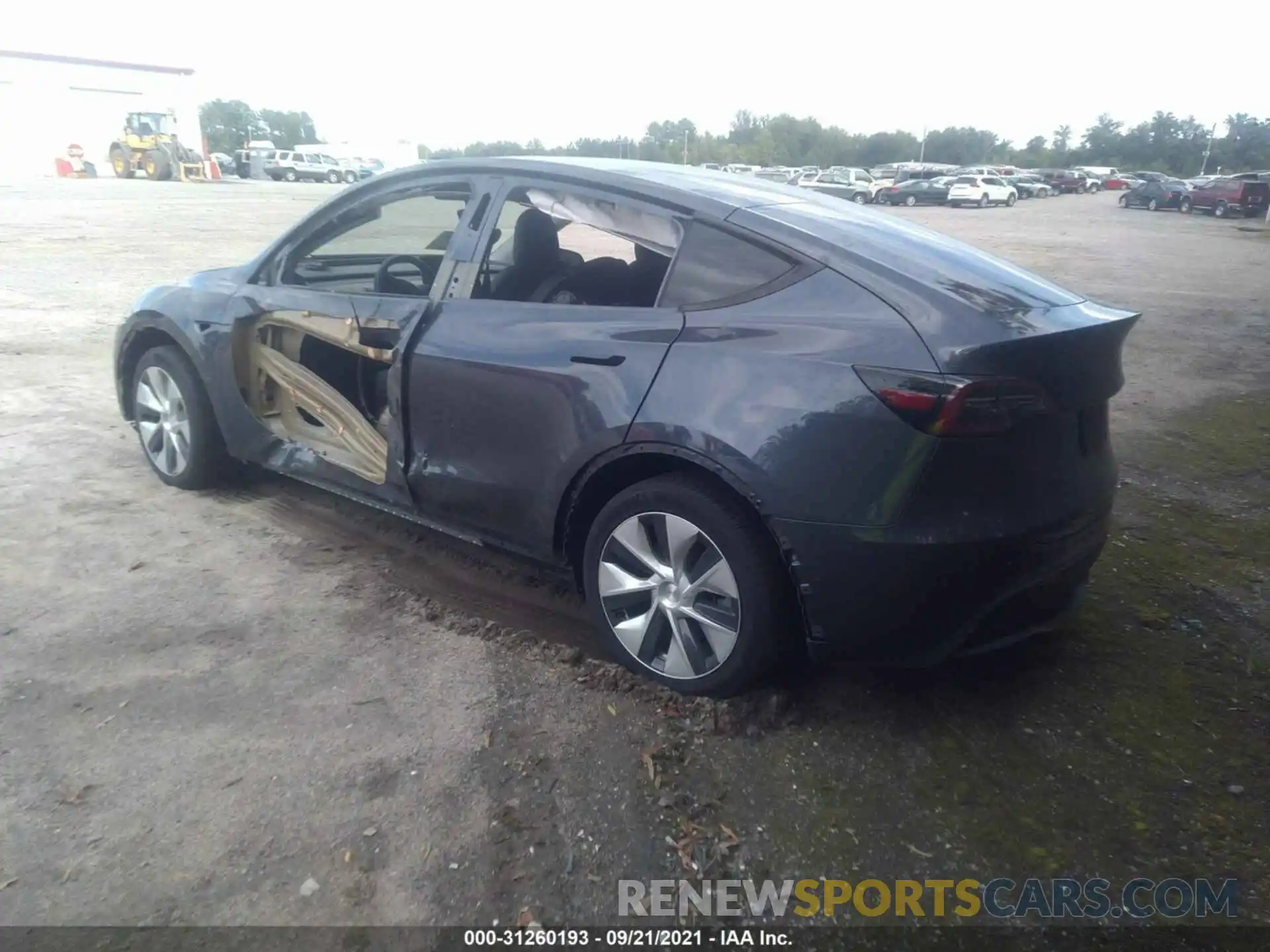 3 Photograph of a damaged car 5YJYGDEE1MF146800 TESLA MODEL Y 2021