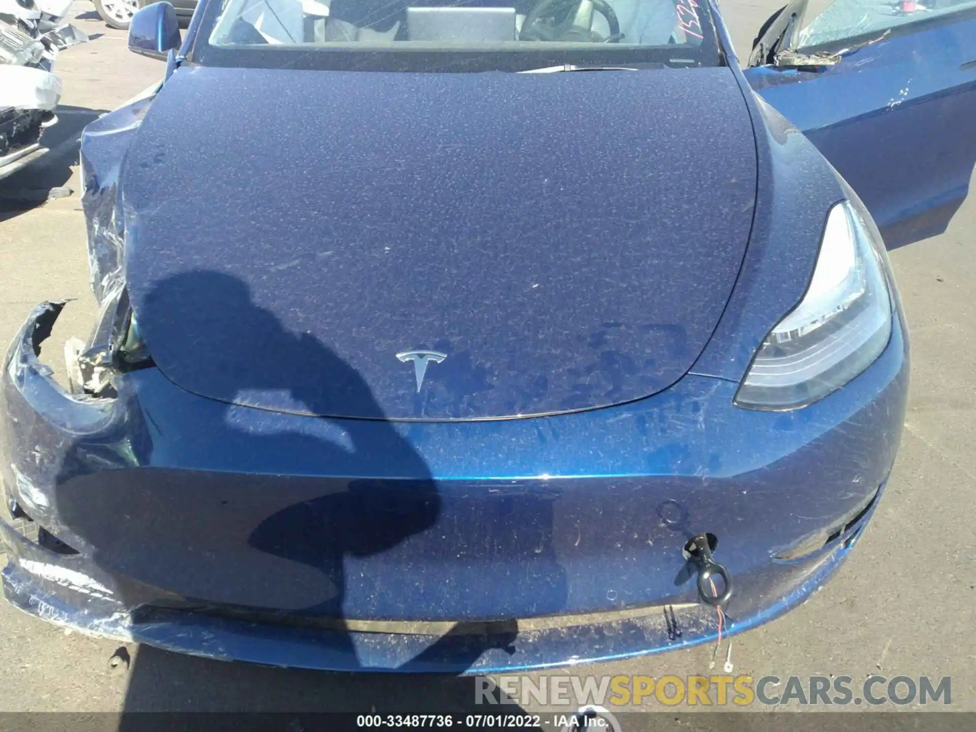 10 Photograph of a damaged car 5YJYGDEE1MF157229 TESLA MODEL Y 2021