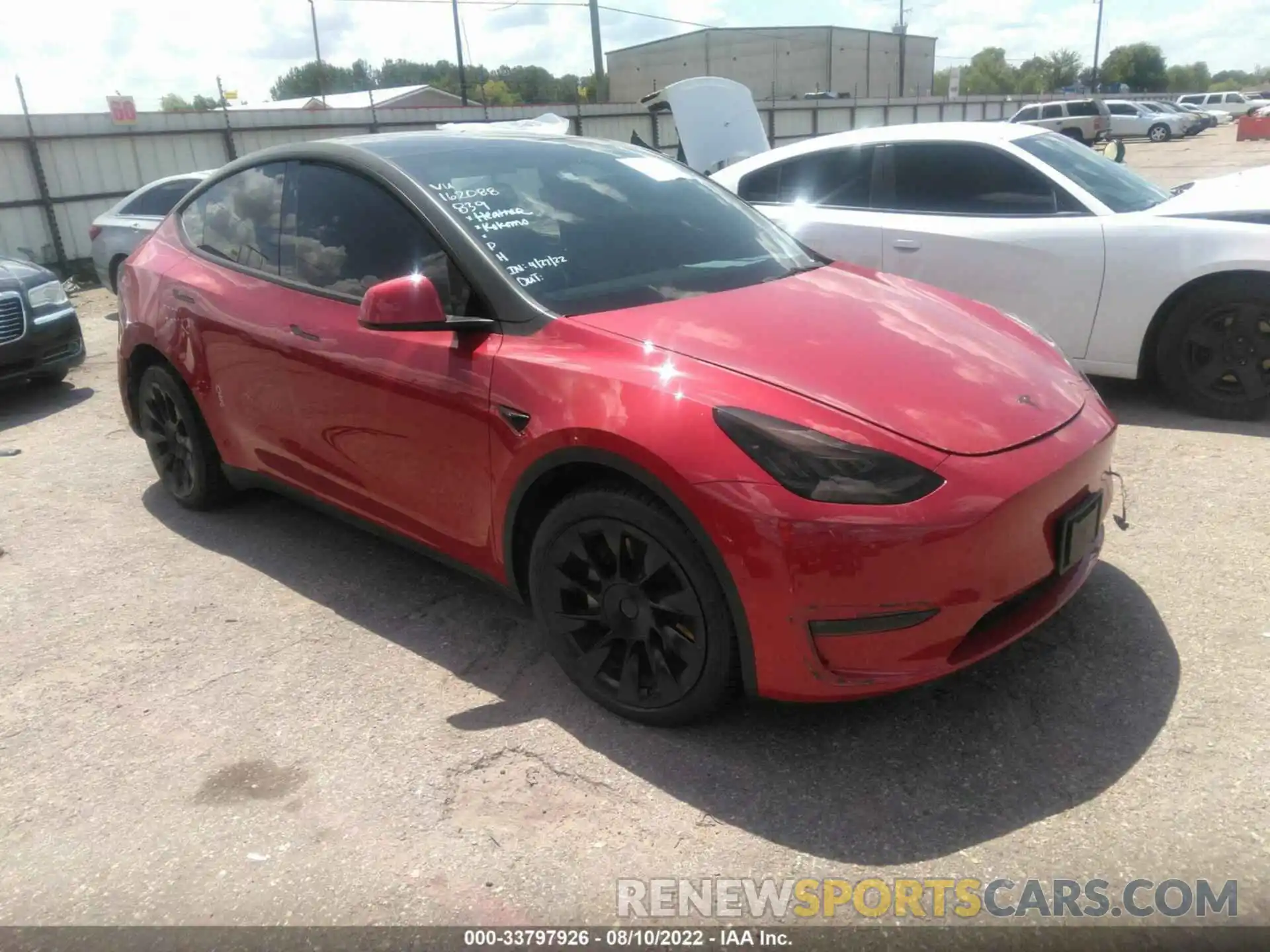 1 Фотография поврежденного автомобиля 5YJYGDEE1MF162088 TESLA MODEL Y 2021