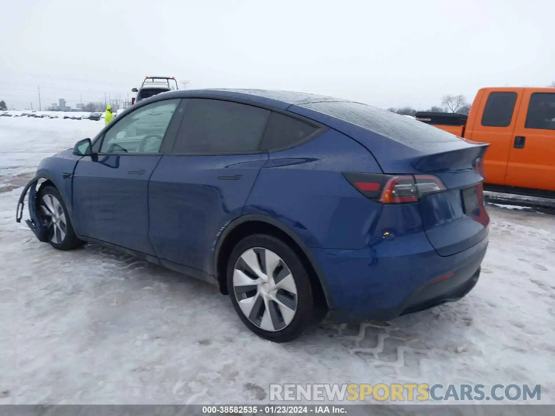 3 Photograph of a damaged car 5YJYGDEE1MF188643 TESLA MODEL Y 2021