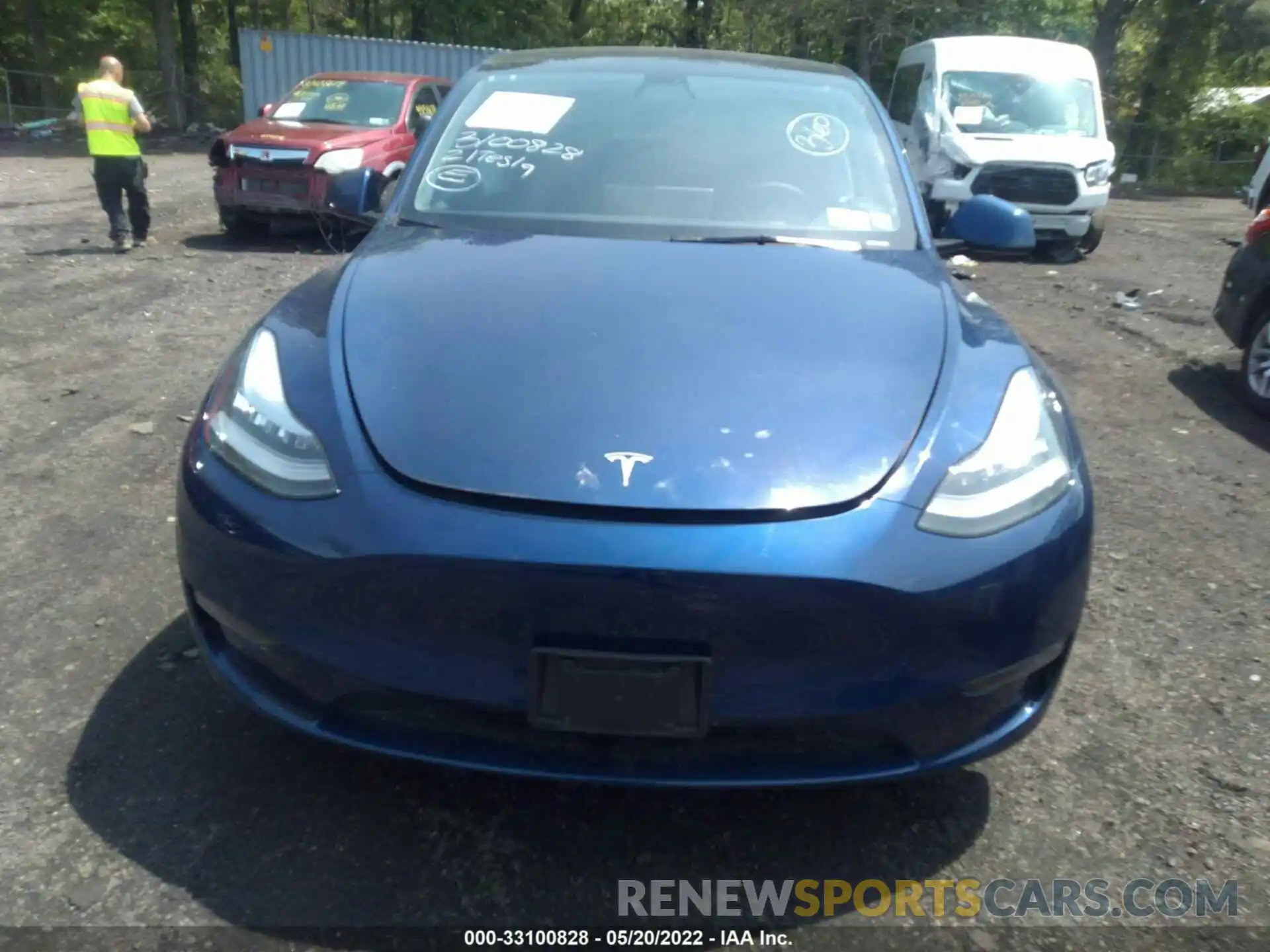 6 Фотография поврежденного автомобиля 5YJYGDEE1MF204923 TESLA MODEL Y 2021