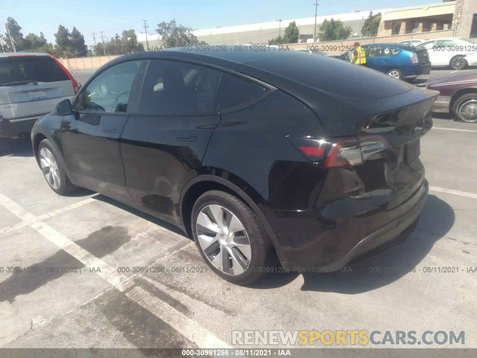 3 Photograph of a damaged car 5YJYGDEE1MF214349 TESLA MODEL Y 2021