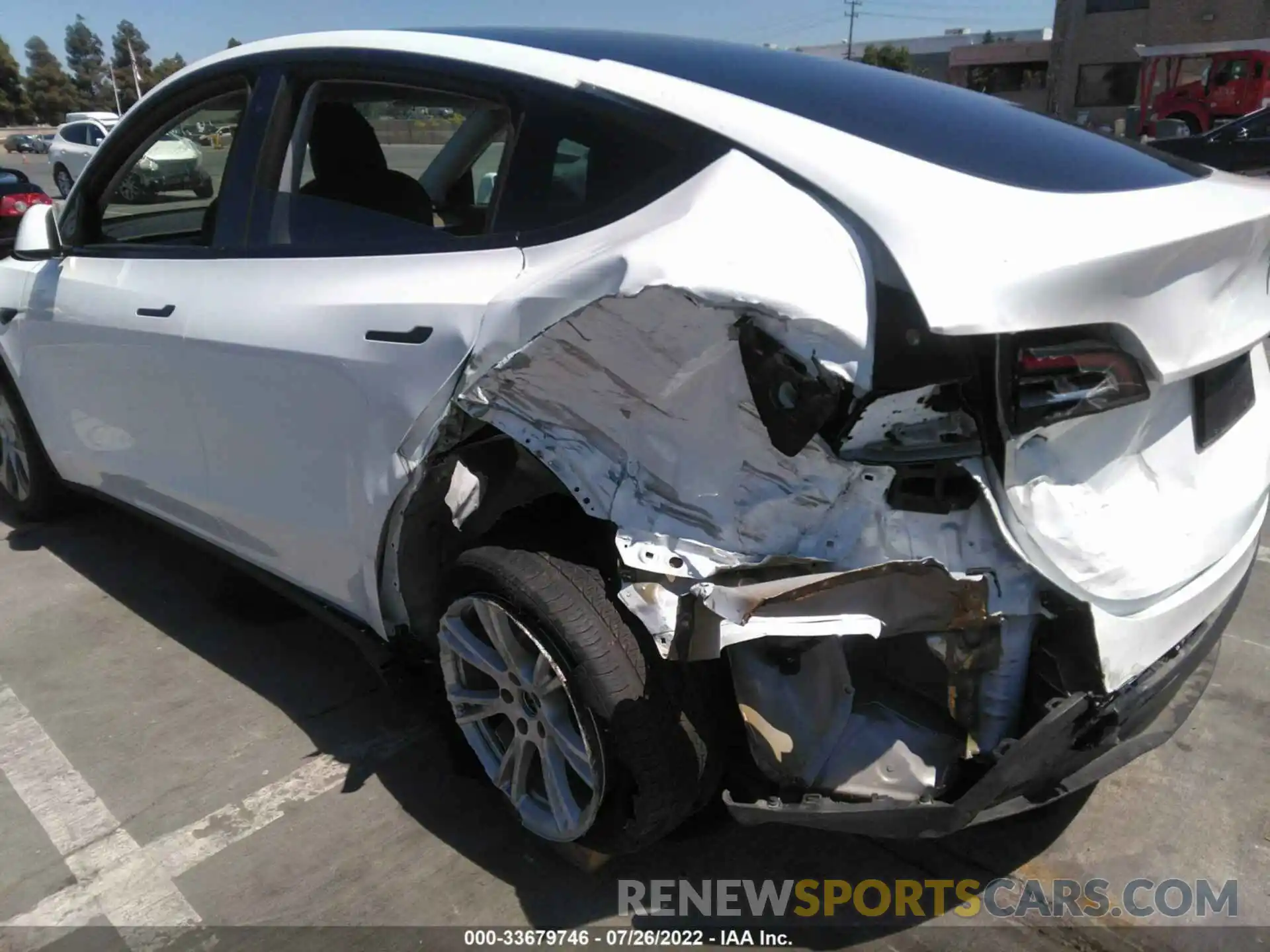 6 Photograph of a damaged car 5YJYGDEE1MF219177 TESLA MODEL Y 2021