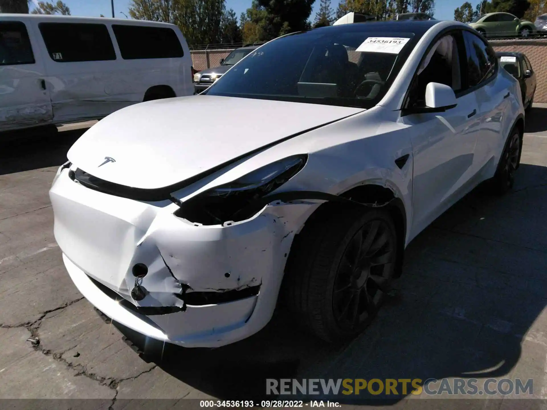 6 Photograph of a damaged car 5YJYGDEE1MF231961 TESLA MODEL Y 2021