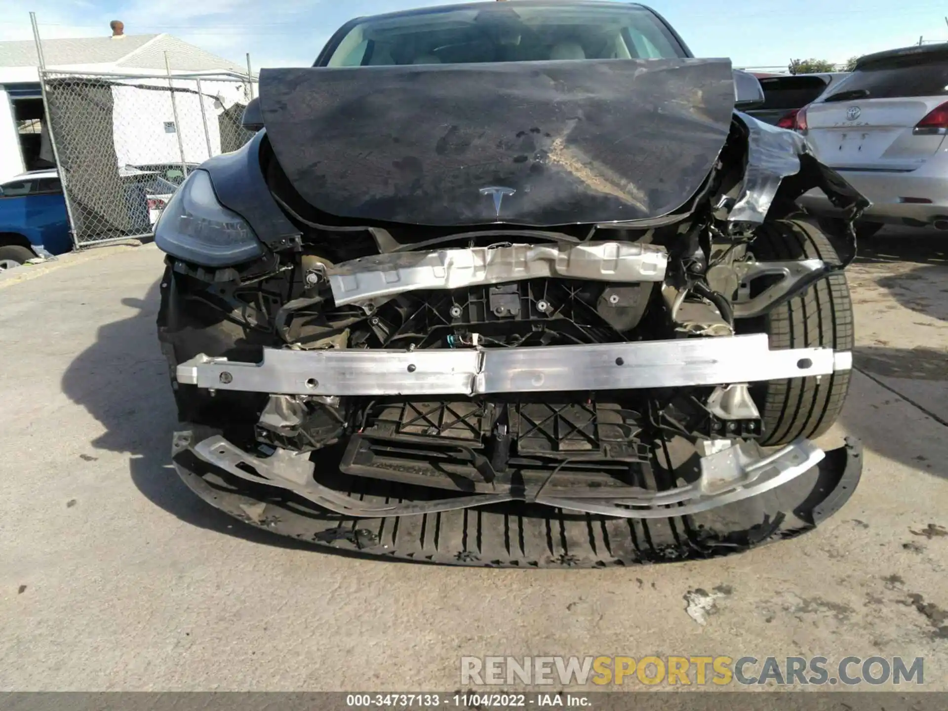 6 Photograph of a damaged car 5YJYGDEE1MF243186 TESLA MODEL Y 2021