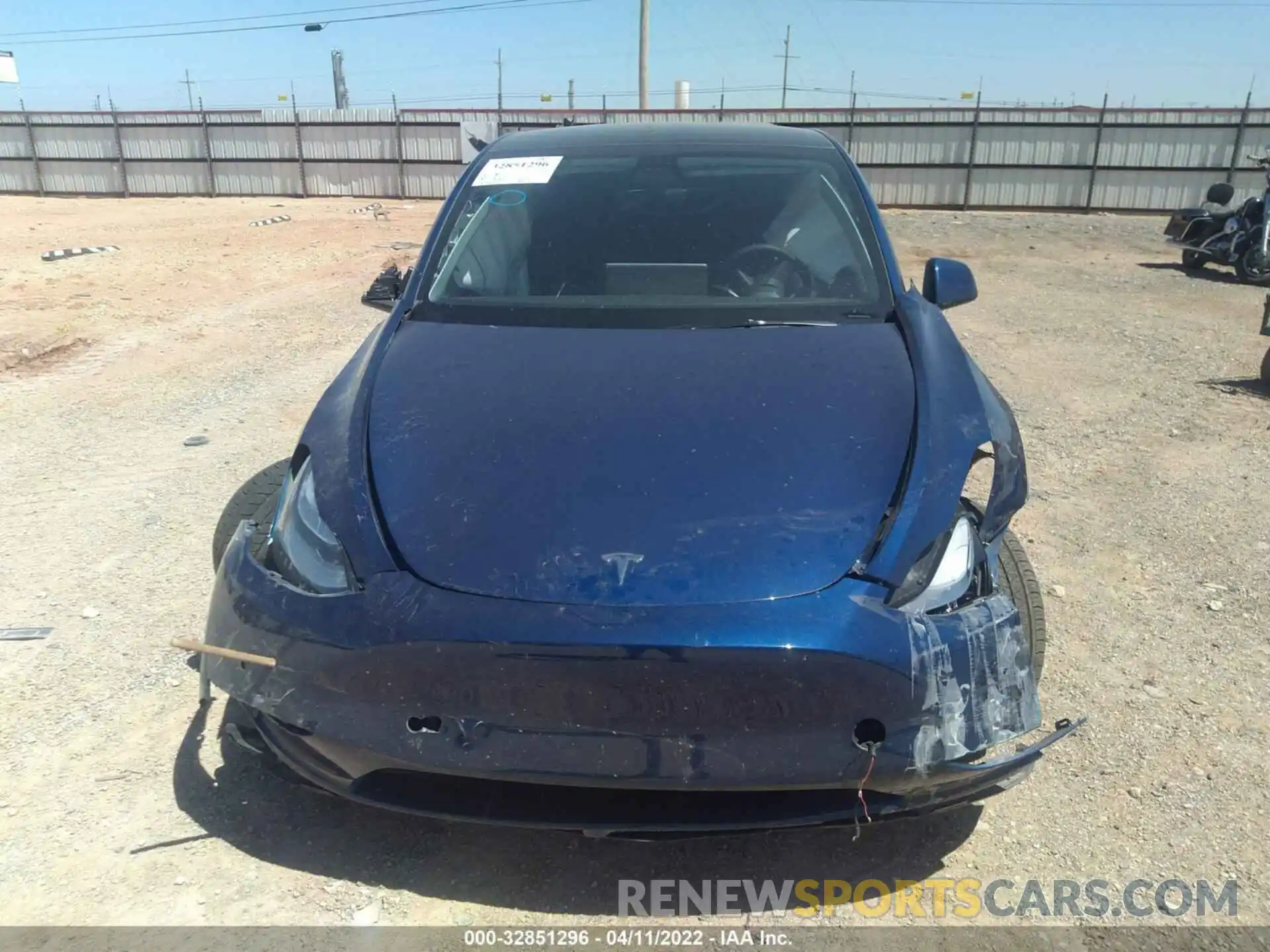 10 Photograph of a damaged car 5YJYGDEE1MF245066 TESLA MODEL Y 2021