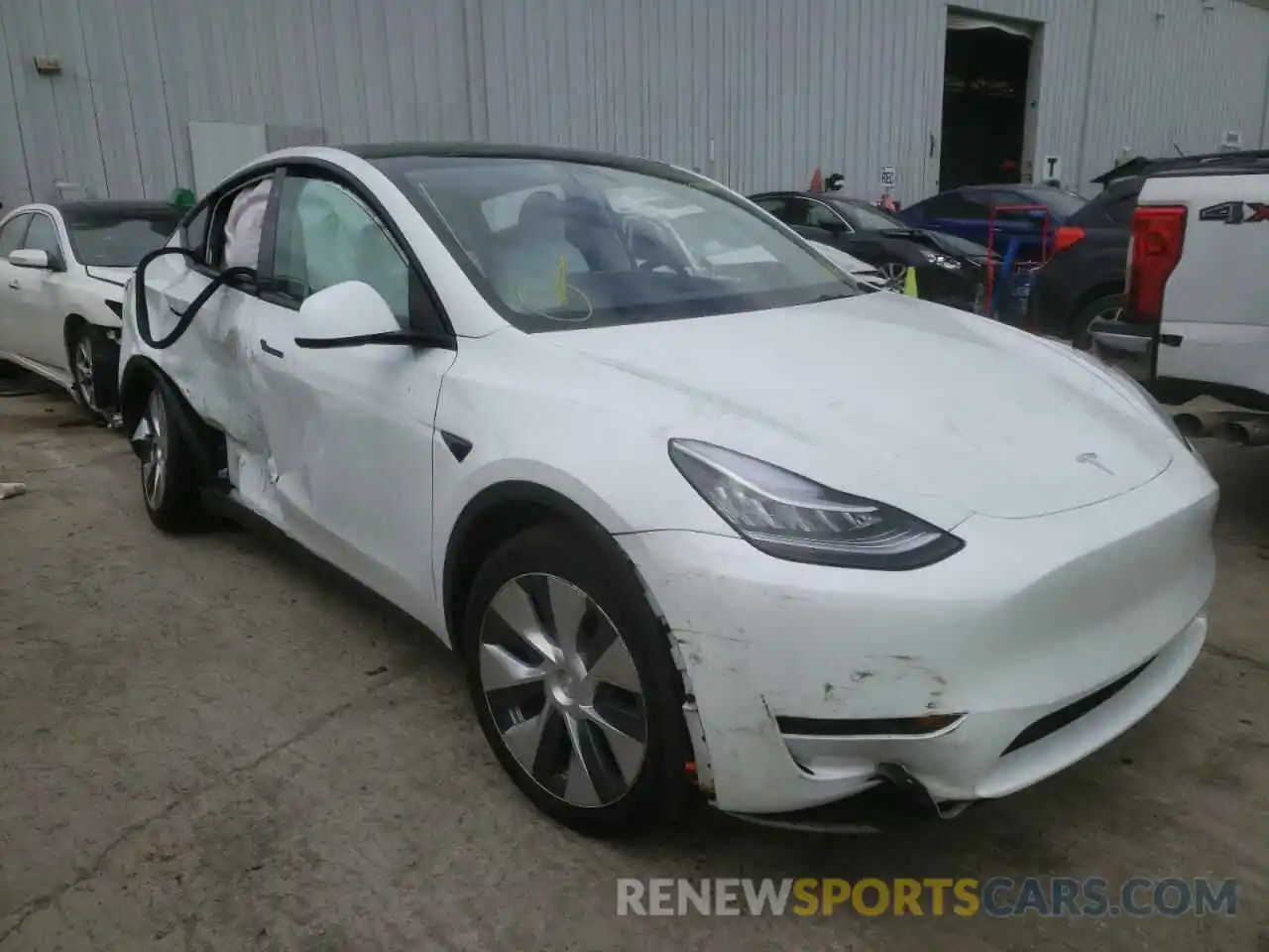 1 Фотография поврежденного автомобиля 5YJYGDEE1MF251515 TESLA MODEL Y 2021