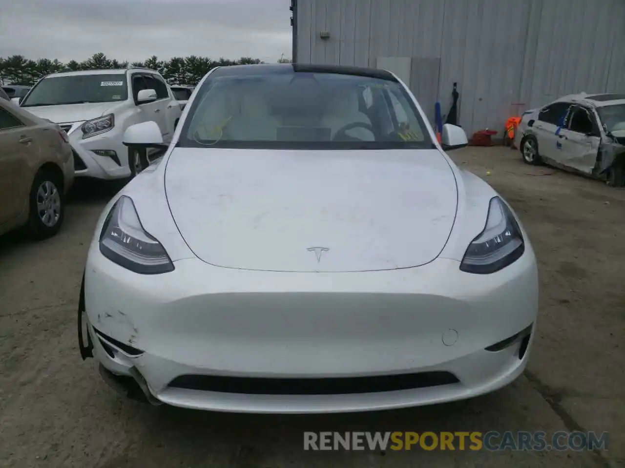 7 Photograph of a damaged car 5YJYGDEE1MF251515 TESLA MODEL Y 2021