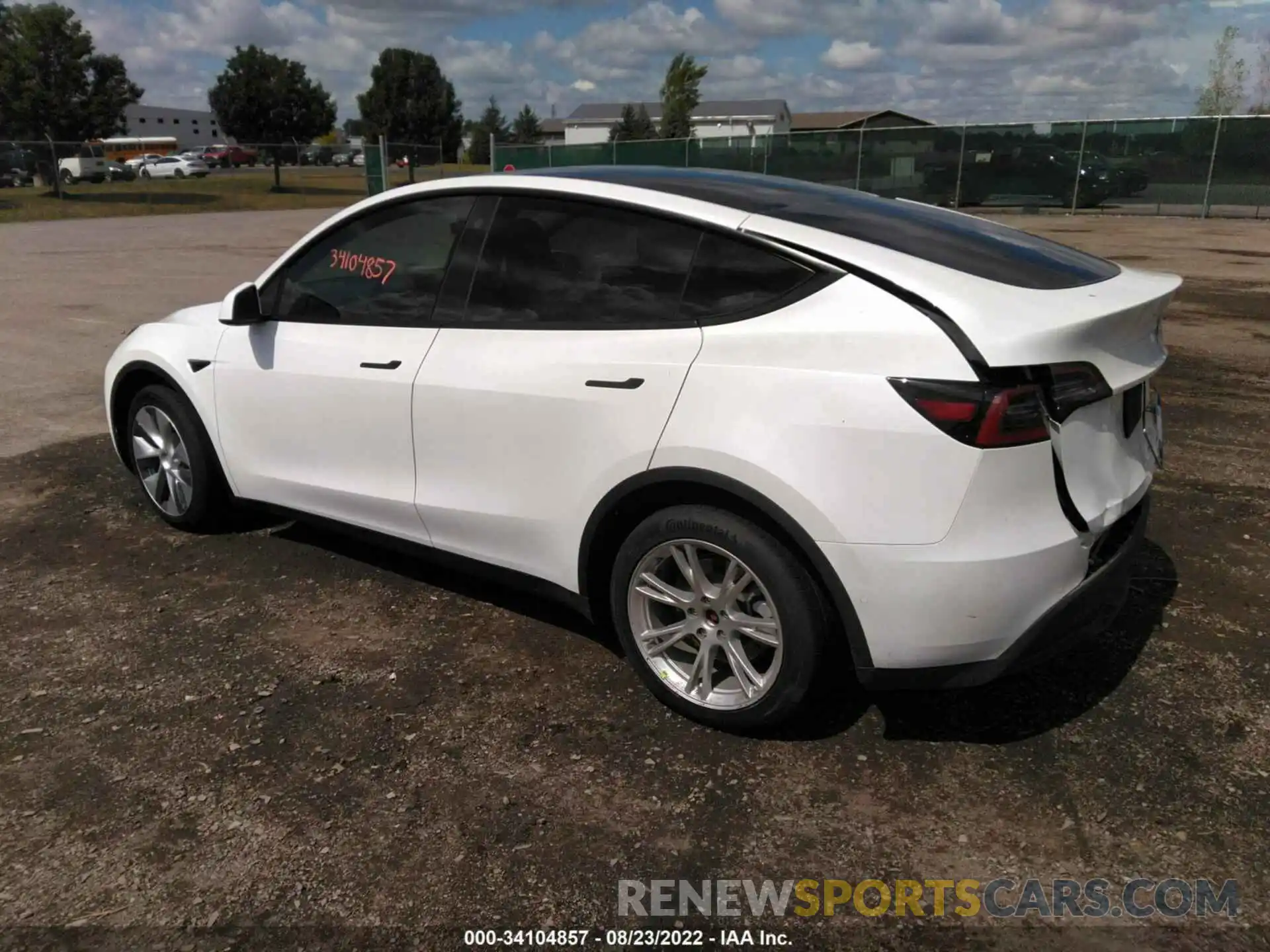 3 Photograph of a damaged car 5YJYGDEE1MF254351 TESLA MODEL Y 2021