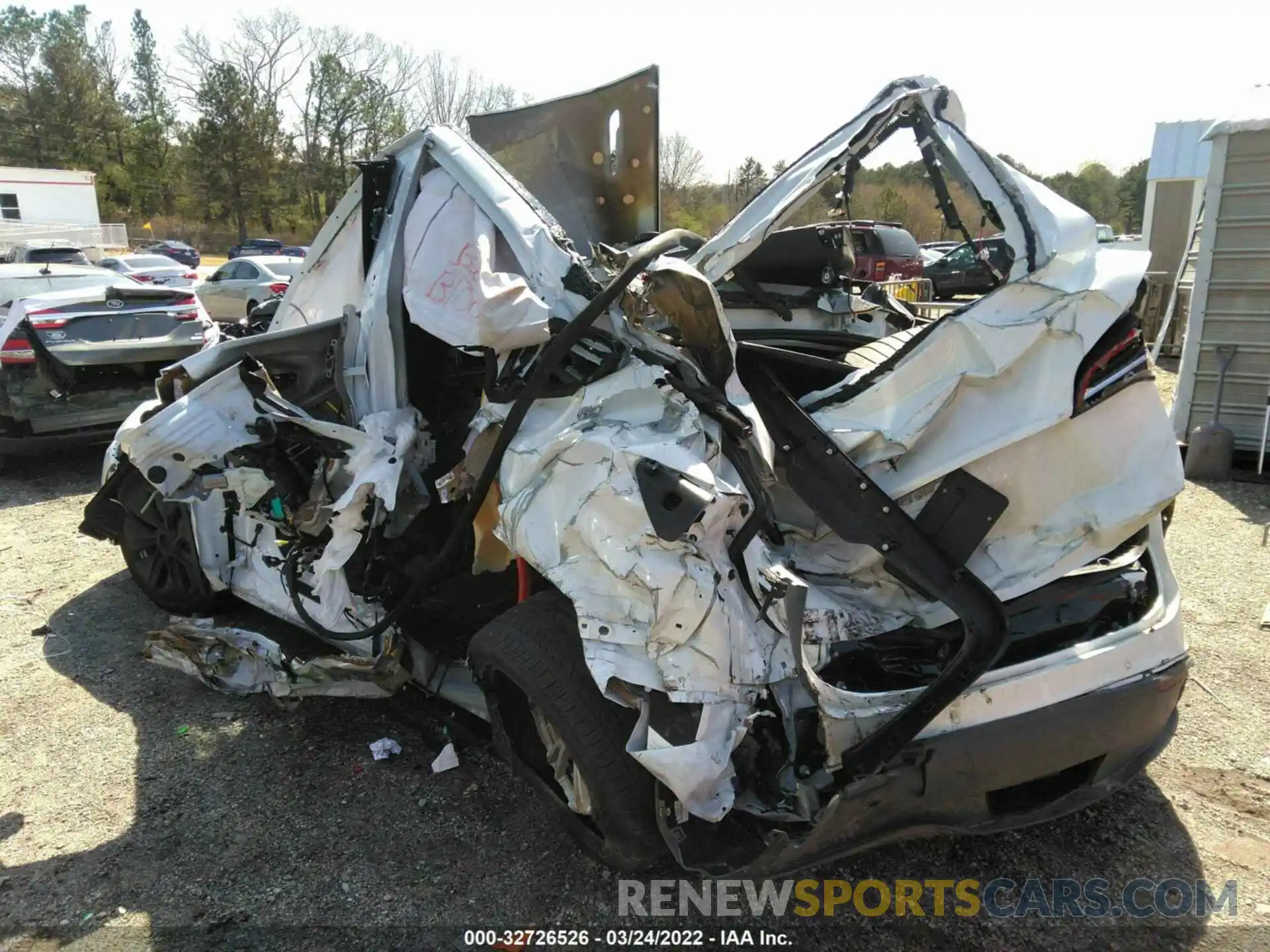 3 Photograph of a damaged car 5YJYGDEE1MF254429 TESLA MODEL Y 2021