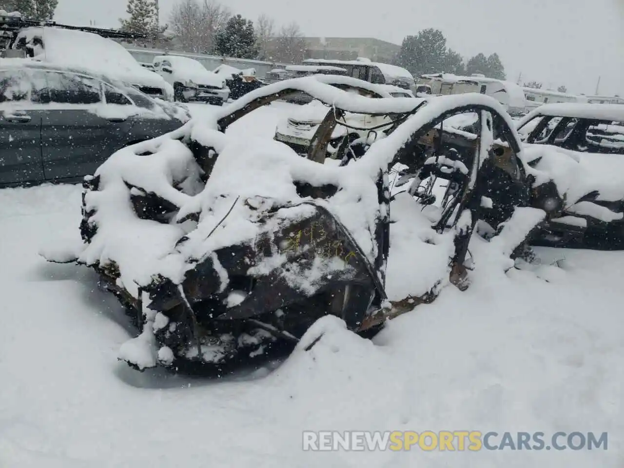 2 Photograph of a damaged car 5YJYGDEE1MF259212 TESLA MODEL Y 2021