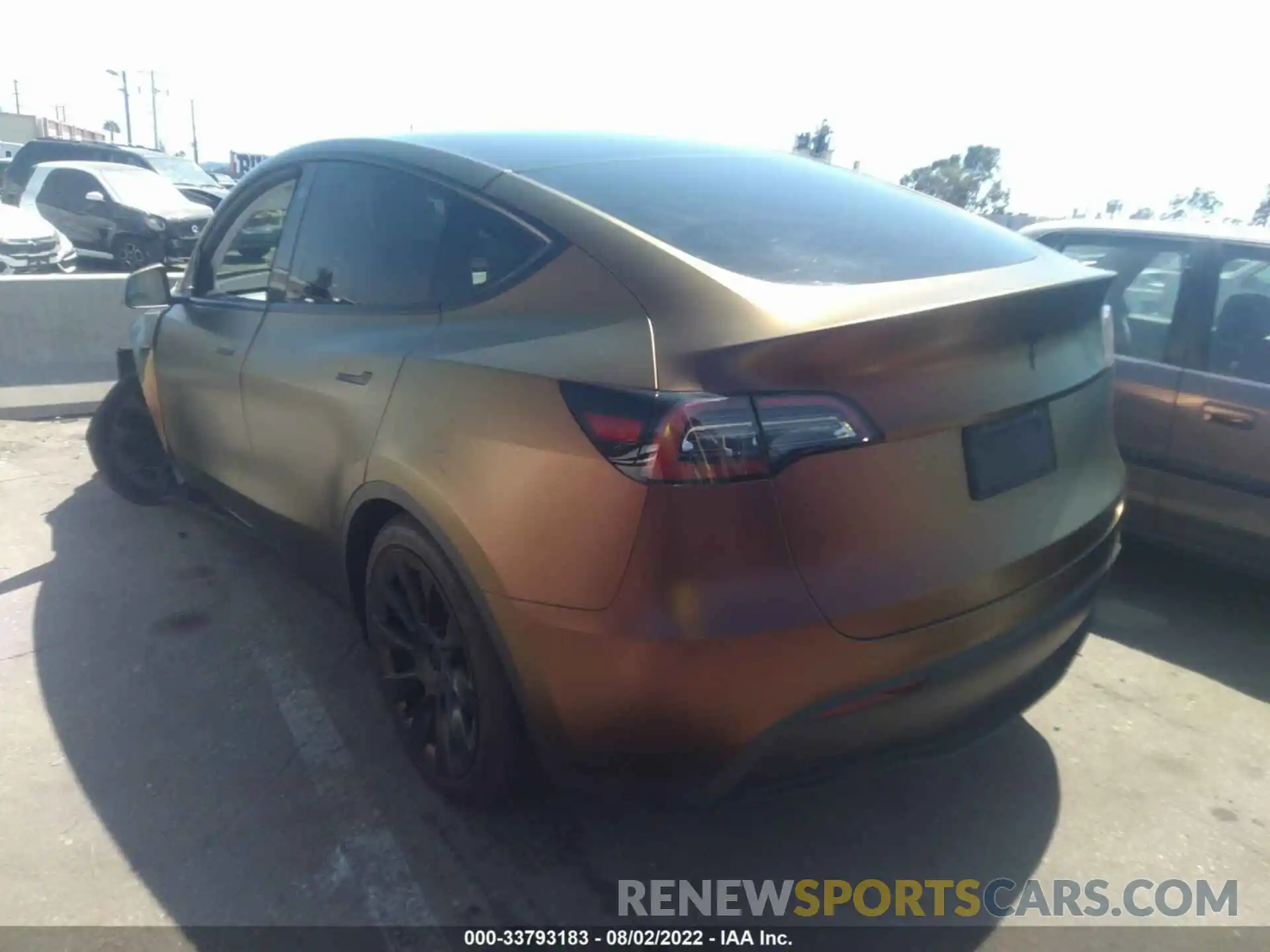 3 Photograph of a damaged car 5YJYGDEE1MF269819 TESLA MODEL Y 2021