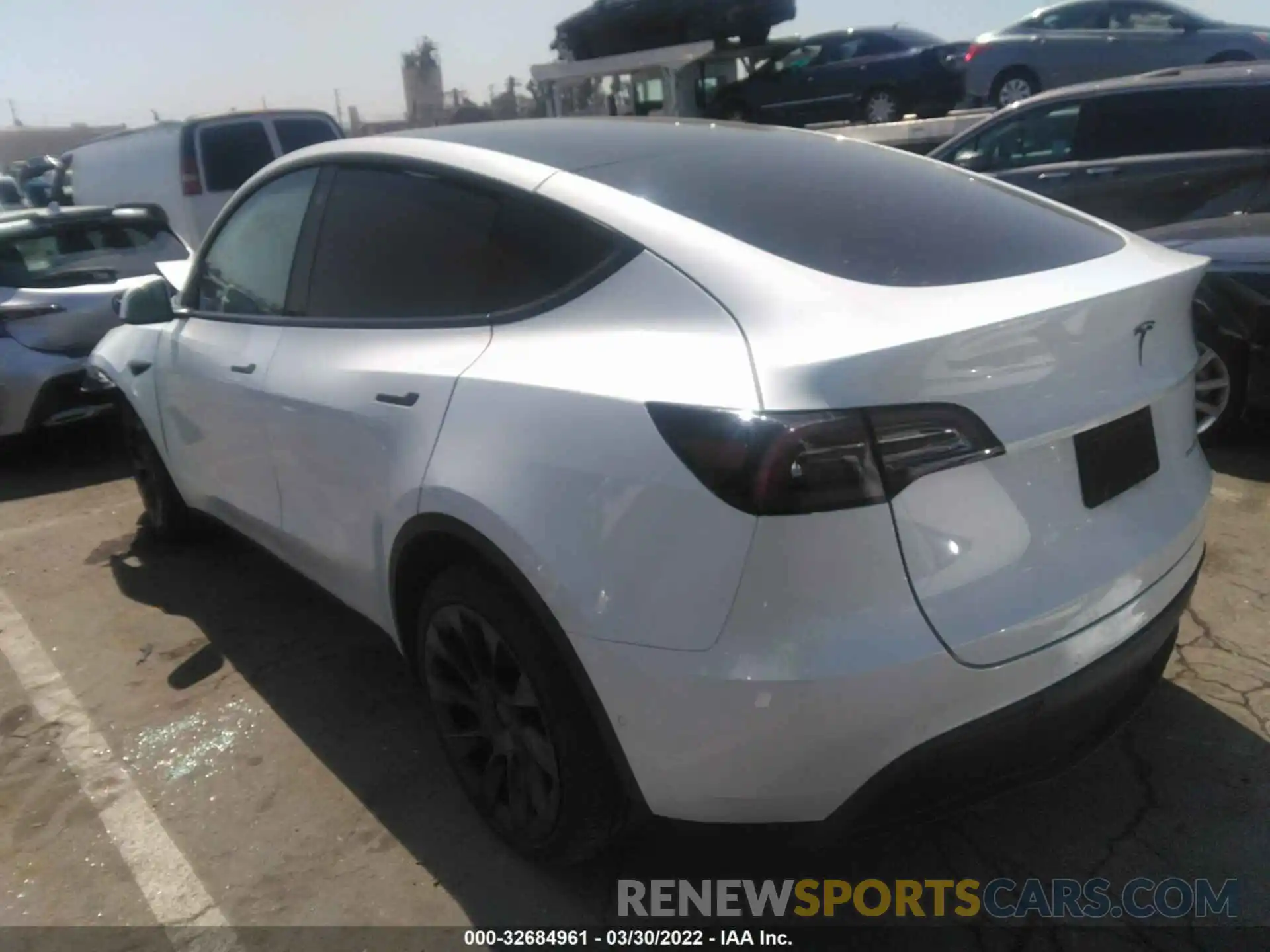 3 Фотография поврежденного автомобиля 5YJYGDEE1MF272090 TESLA MODEL Y 2021