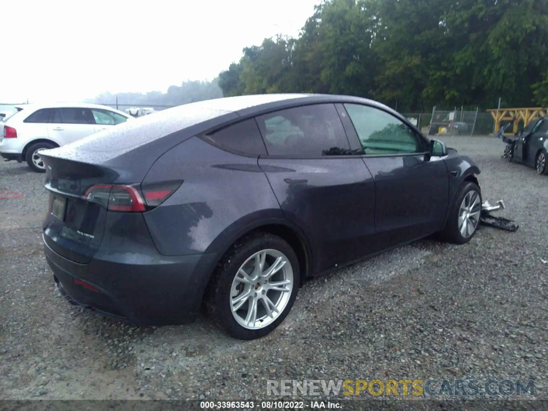 4 Фотография поврежденного автомобиля 5YJYGDEE1MF276608 TESLA MODEL Y 2021