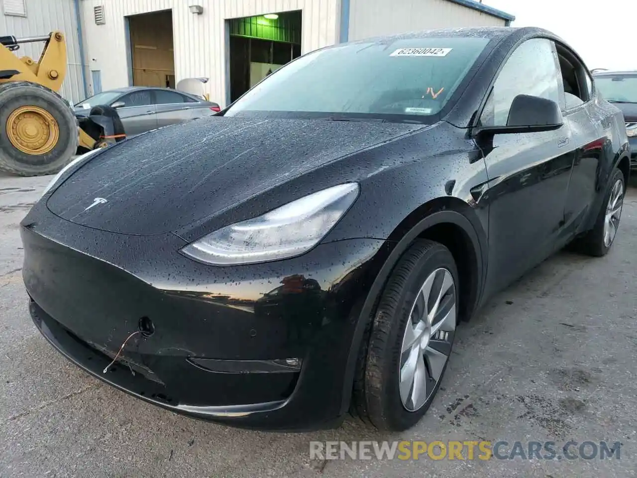 2 Photograph of a damaged car 5YJYGDEE1MF286362 TESLA MODEL Y 2021