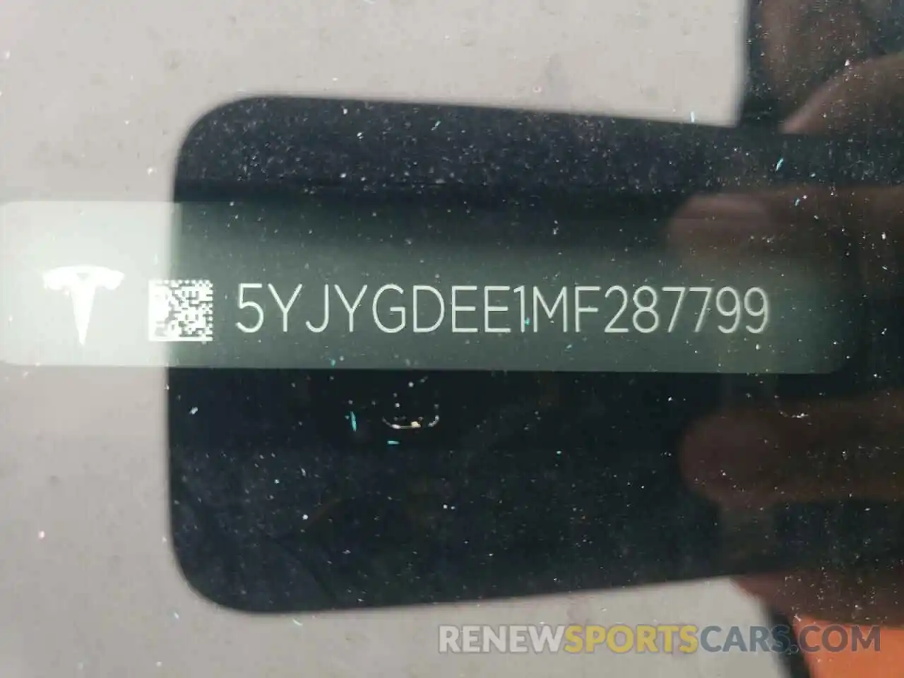 13 Photograph of a damaged car 5YJYGDEE1MF287799 TESLA MODEL Y 2021