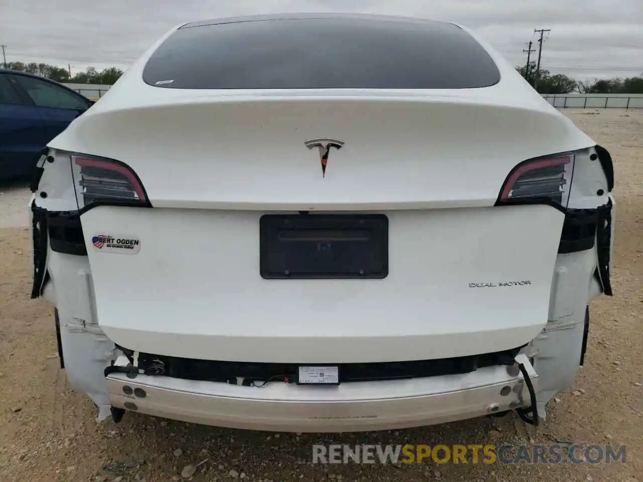 6 Photograph of a damaged car 5YJYGDEE1MF287799 TESLA MODEL Y 2021