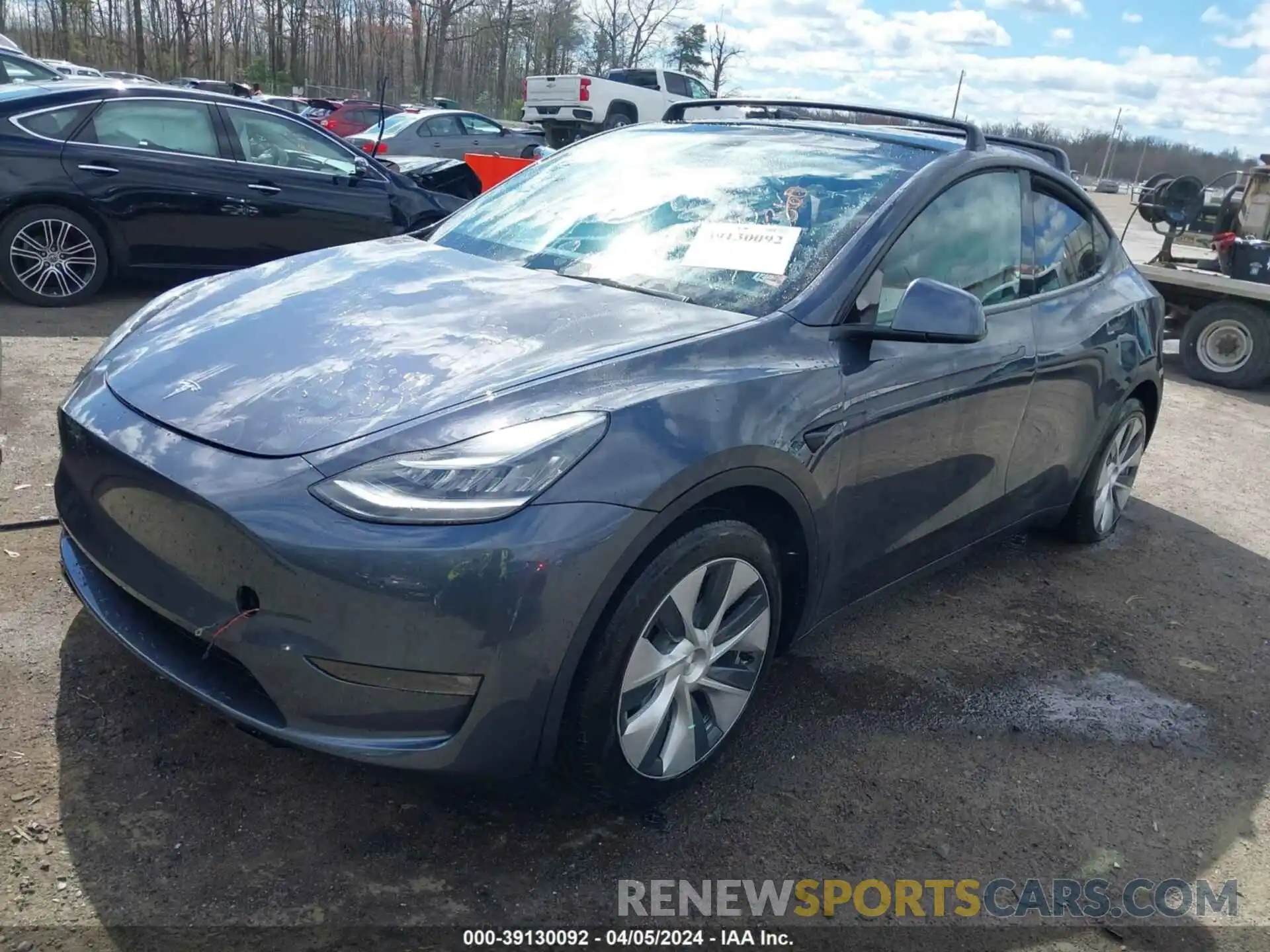 2 Photograph of a damaged car 5YJYGDEE1MF295045 TESLA MODEL Y 2021