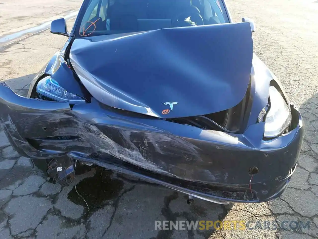 7 Photograph of a damaged car 5YJYGDEE1MF296826 TESLA MODEL Y 2021