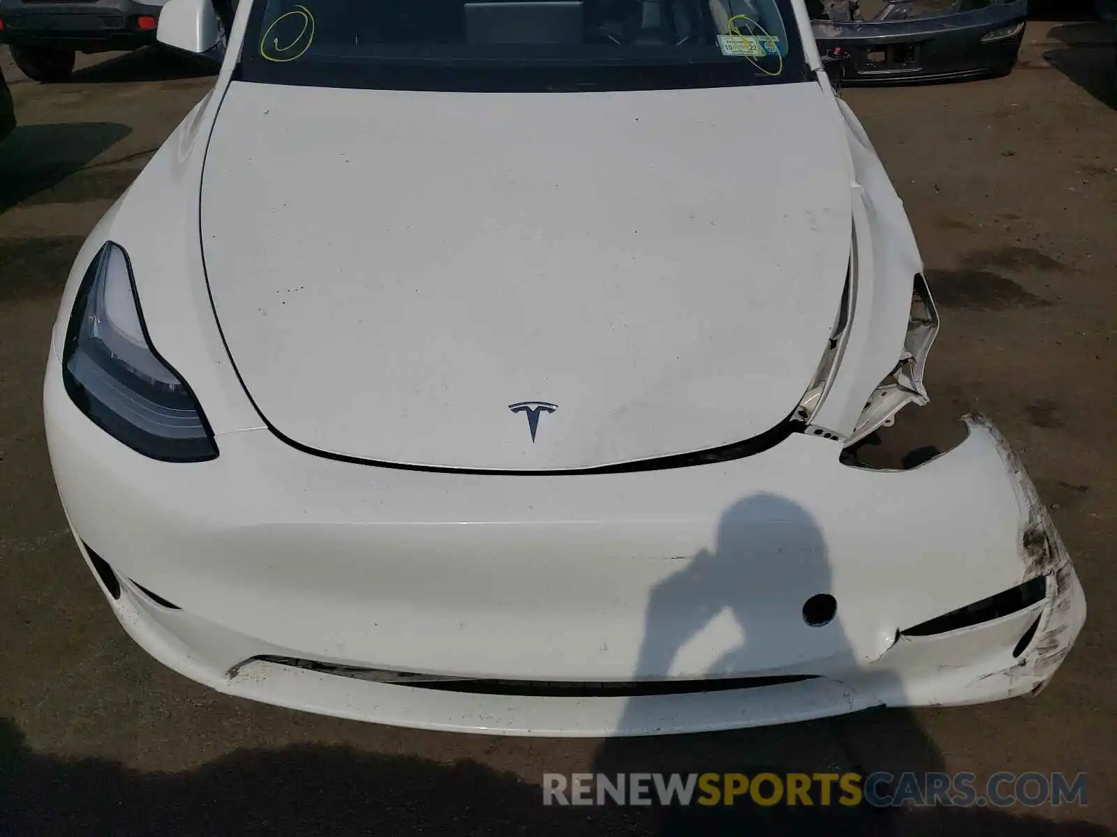 7 Photograph of a damaged car 5YJYGDEE2MF060525 TESLA MODEL Y 2021