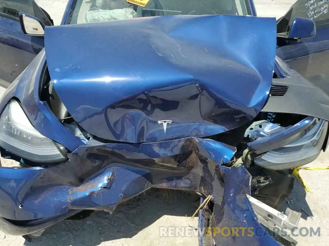 7 Photograph of a damaged car 5YJYGDEE2MF069130 TESLA MODEL Y 2021