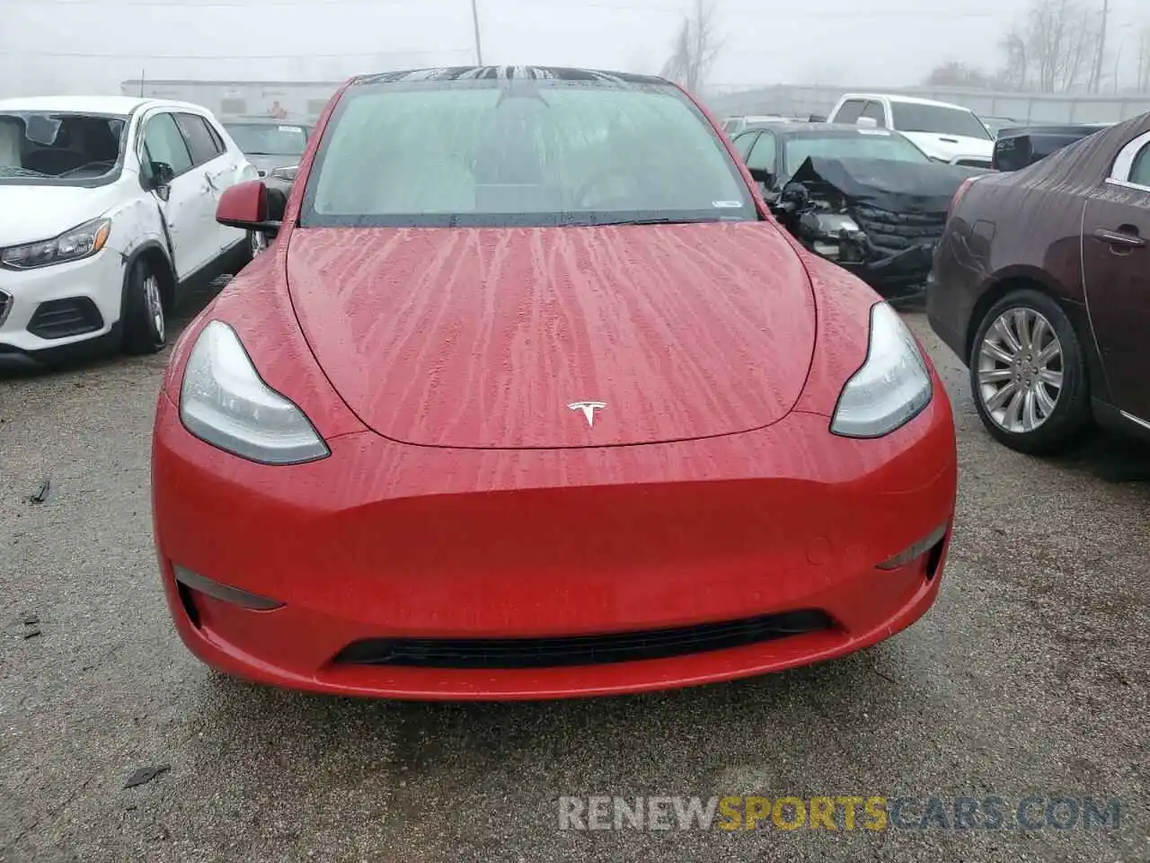 5 Photograph of a damaged car 5YJYGDEE2MF069497 TESLA MODEL Y 2021