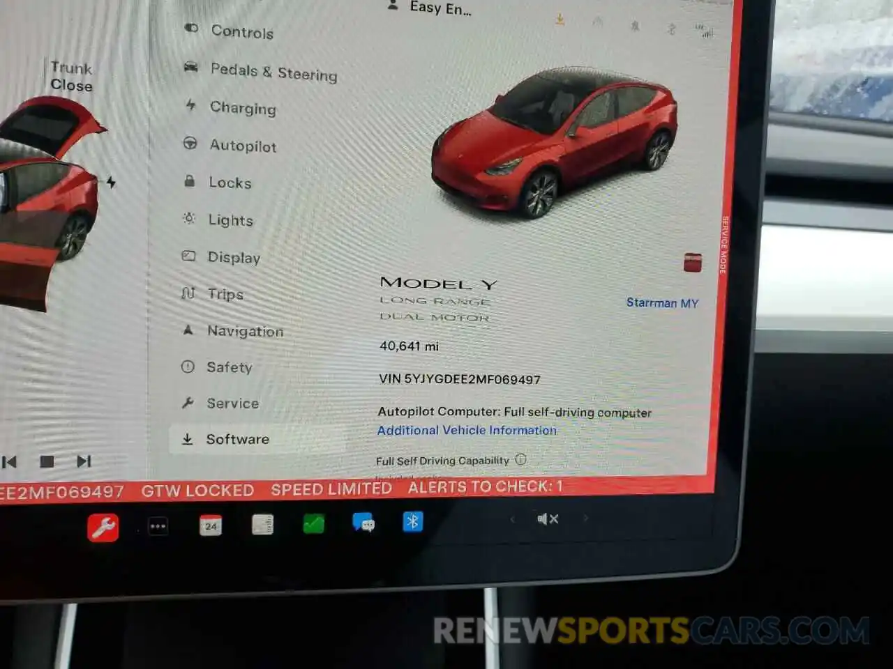 9 Фотография поврежденного автомобиля 5YJYGDEE2MF069497 TESLA MODEL Y 2021