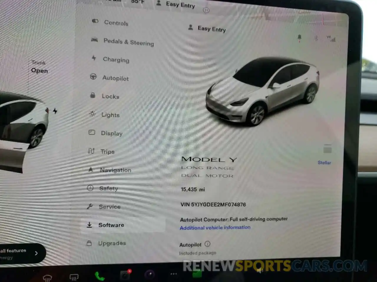 8 Photograph of a damaged car 5YJYGDEE2MF074876 TESLA MODEL Y 2021