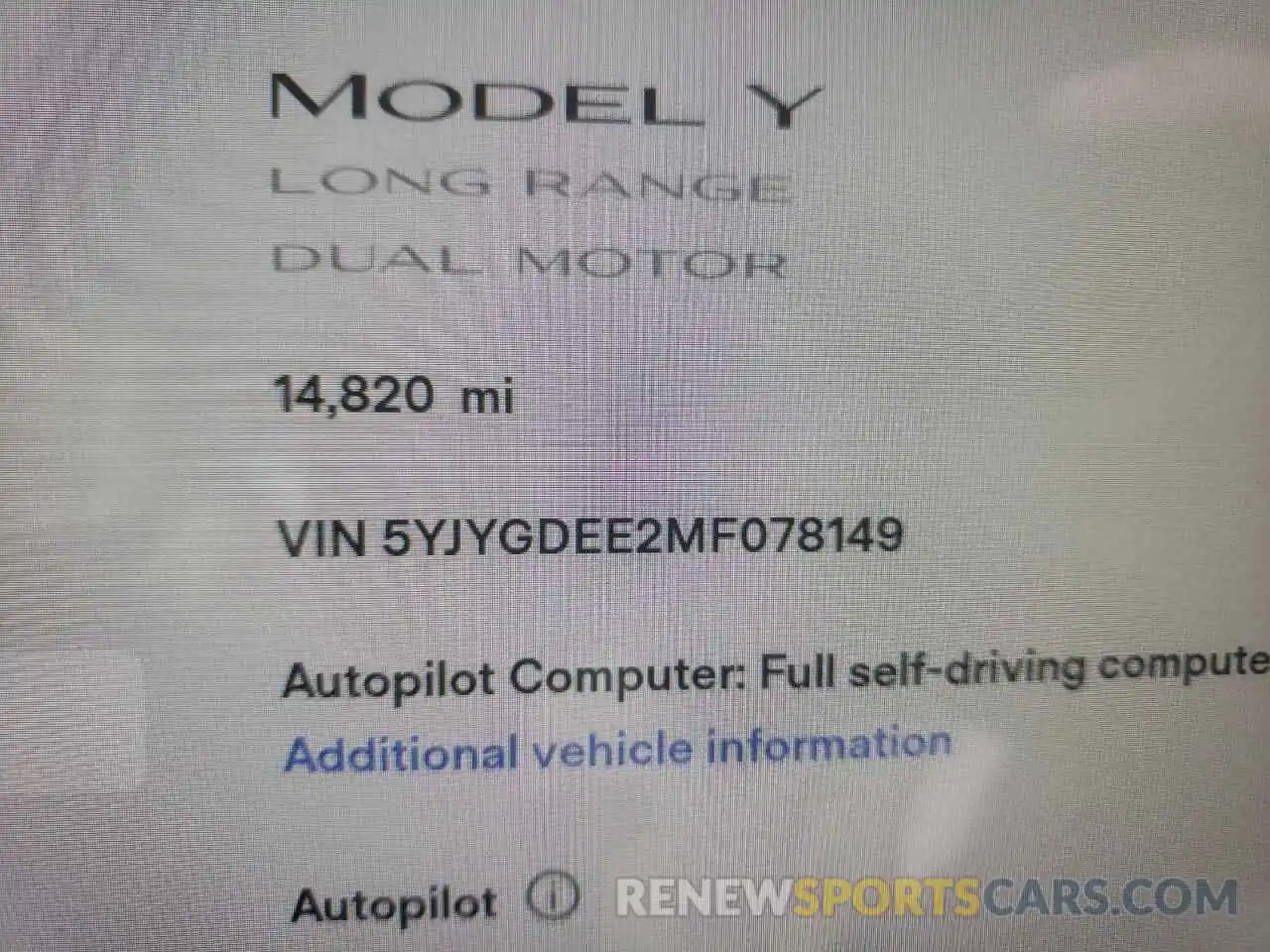 10 Фотография поврежденного автомобиля 5YJYGDEE2MF078149 TESLA MODEL Y 2021