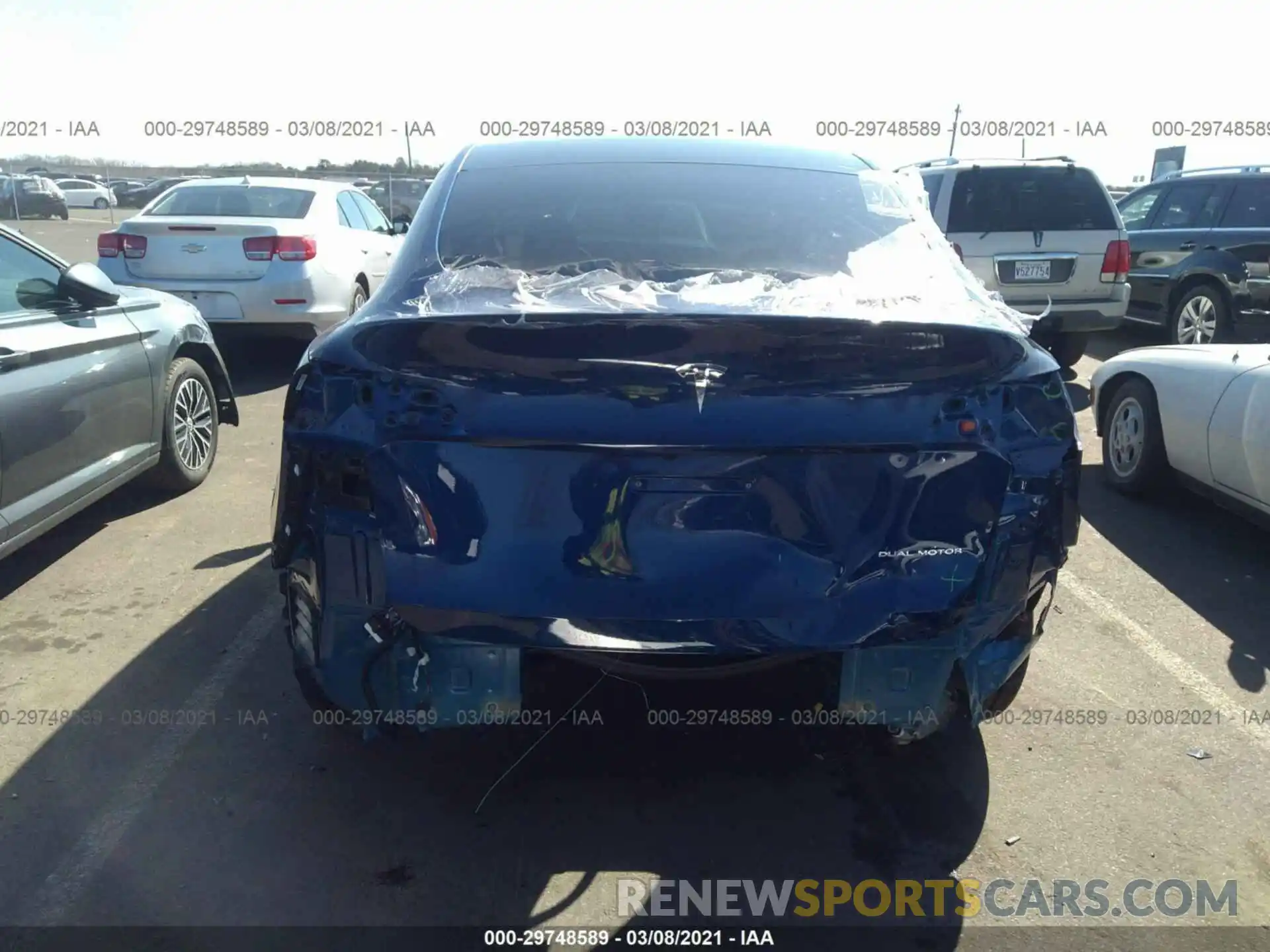 6 Photograph of a damaged car 5YJYGDEE2MF089541 TESLA MODEL Y 2021