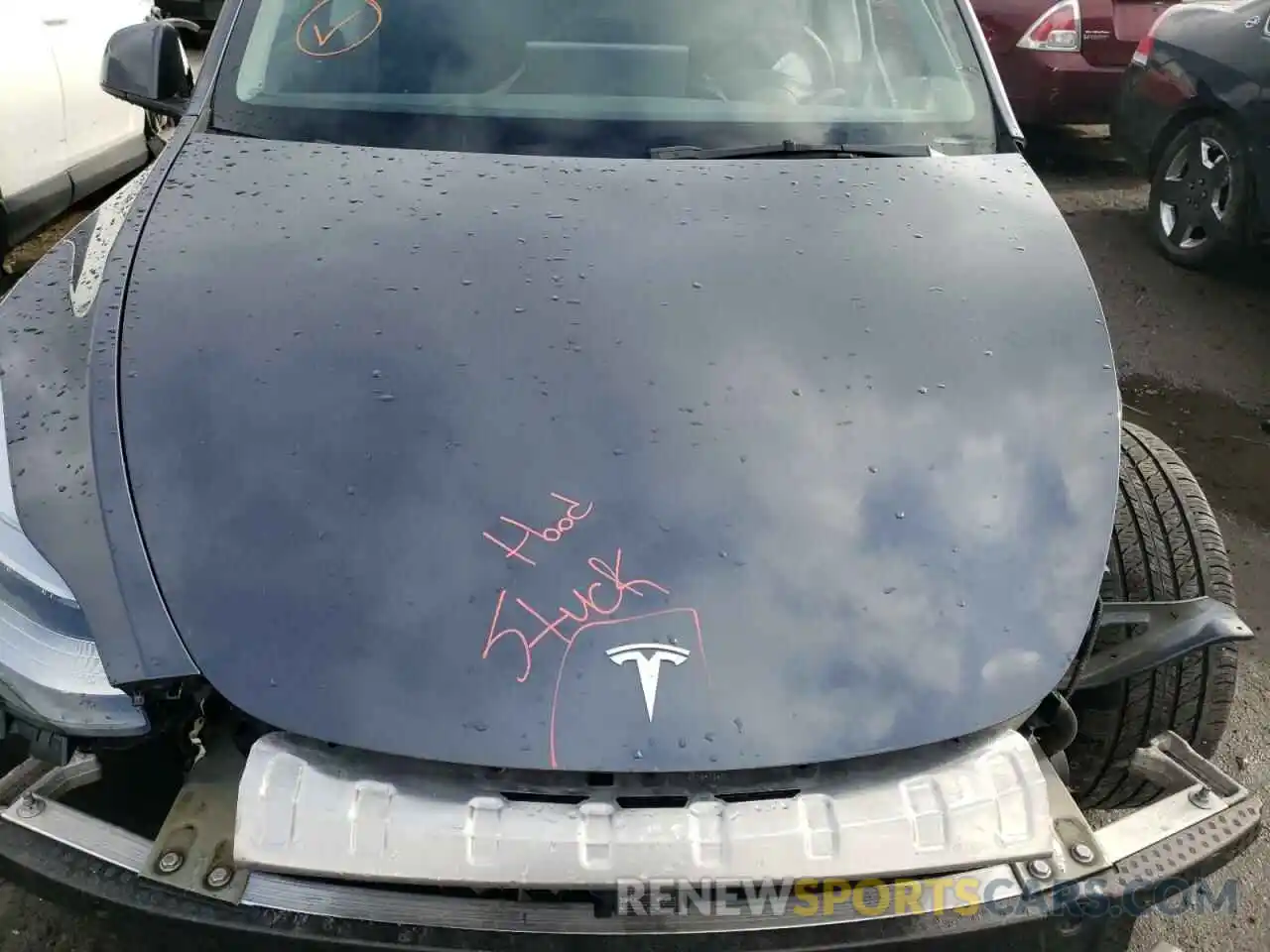 7 Photograph of a damaged car 5YJYGDEE2MF090818 TESLA MODEL Y 2021