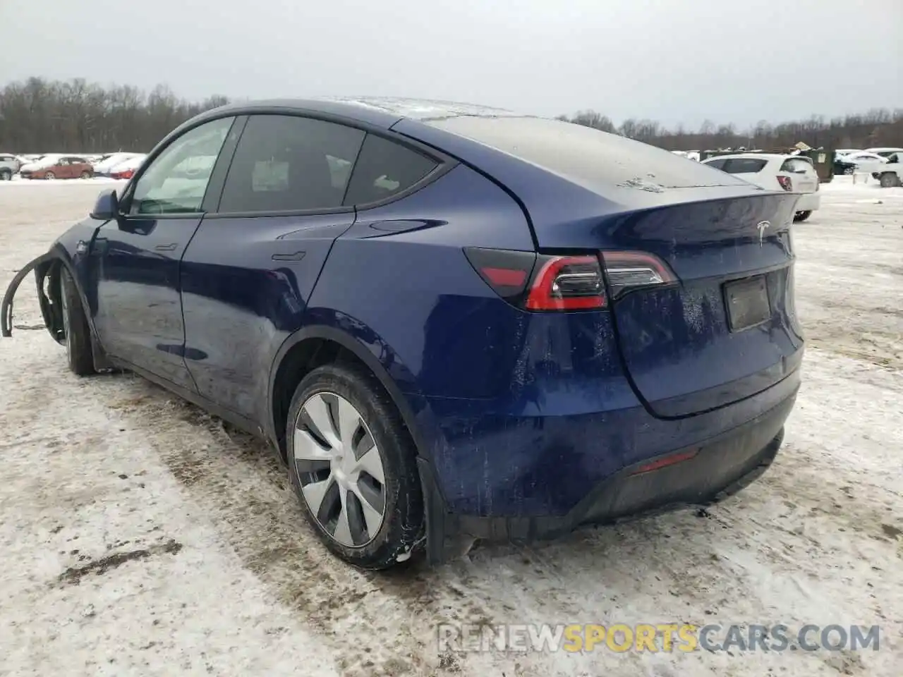 3 Фотография поврежденного автомобиля 5YJYGDEE2MF122215 TESLA MODEL Y 2021