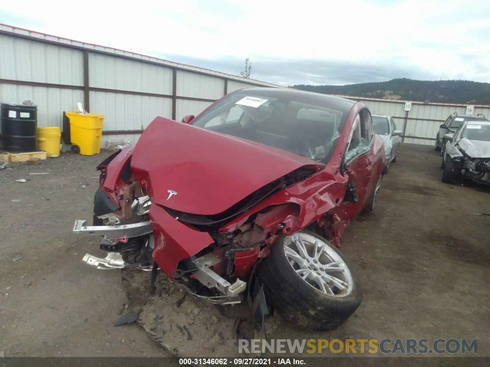 6 Photograph of a damaged car 5YJYGDEE2MF124837 TESLA MODEL Y 2021