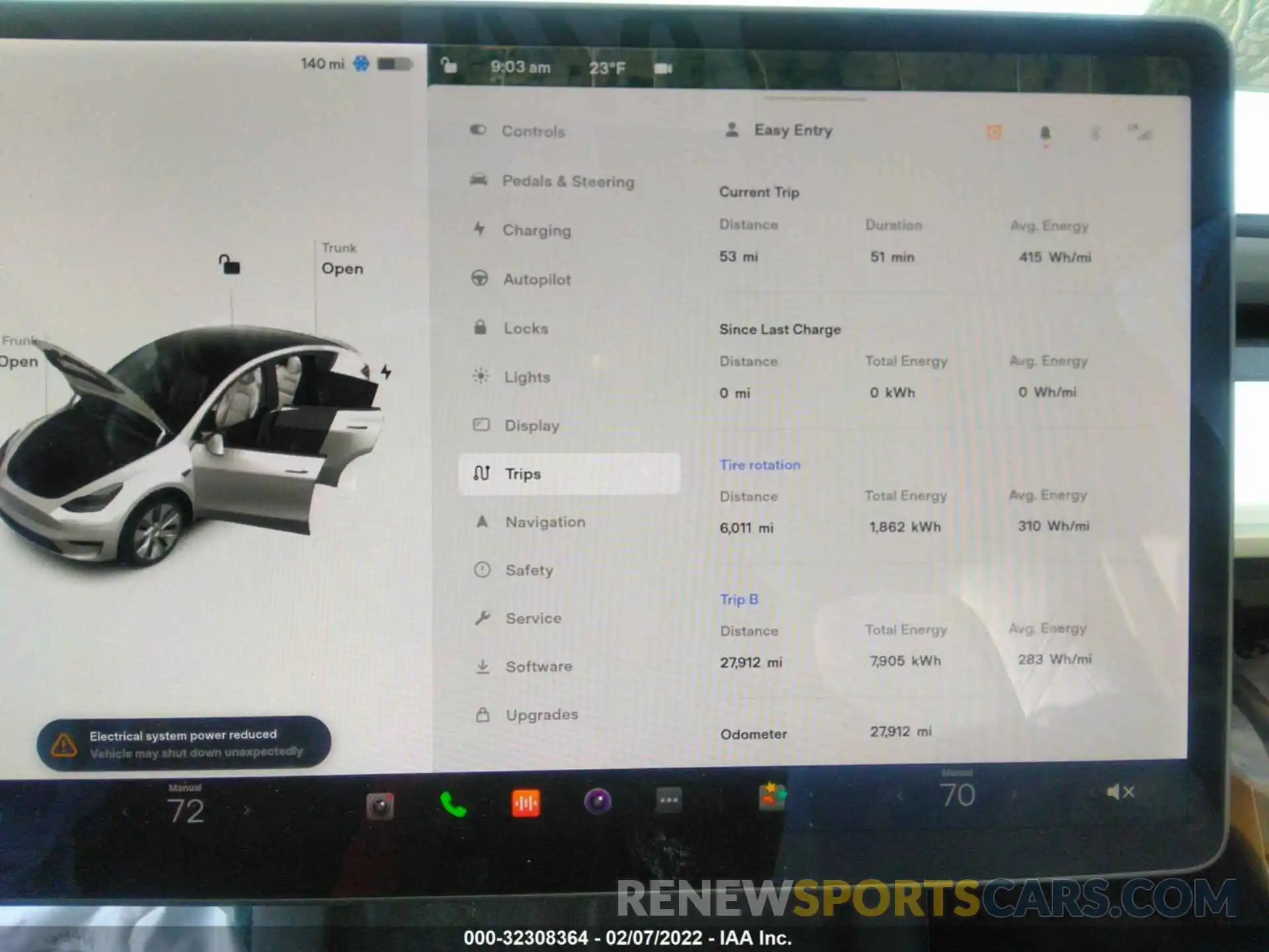 7 Photograph of a damaged car 5YJYGDEE2MF125003 TESLA MODEL Y 2021