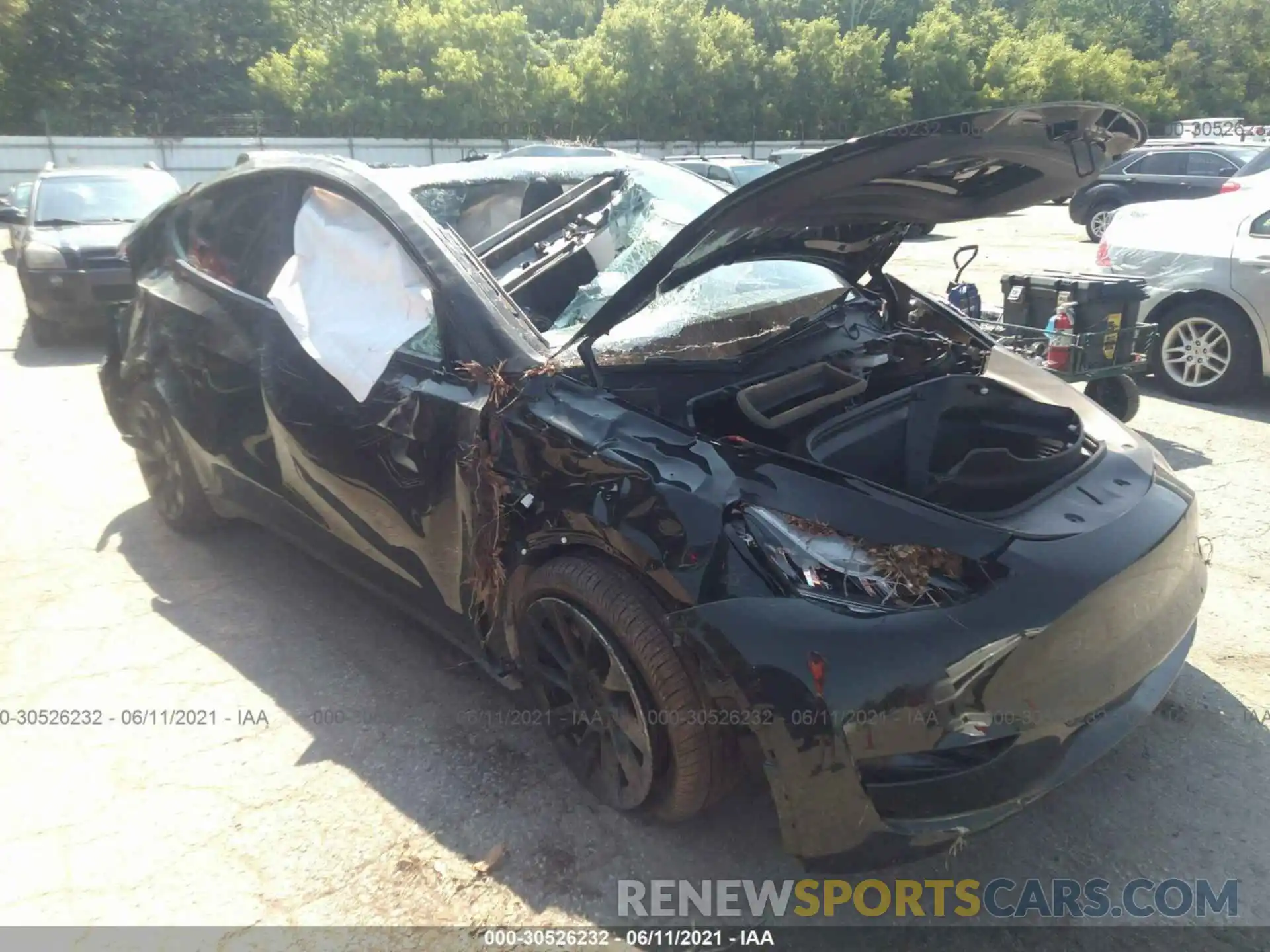 6 Photograph of a damaged car 5YJYGDEE2MF139760 TESLA MODEL Y 2021