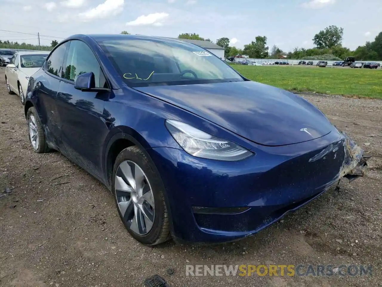 1 Фотография поврежденного автомобиля 5YJYGDEE2MF140813 TESLA MODEL Y 2021