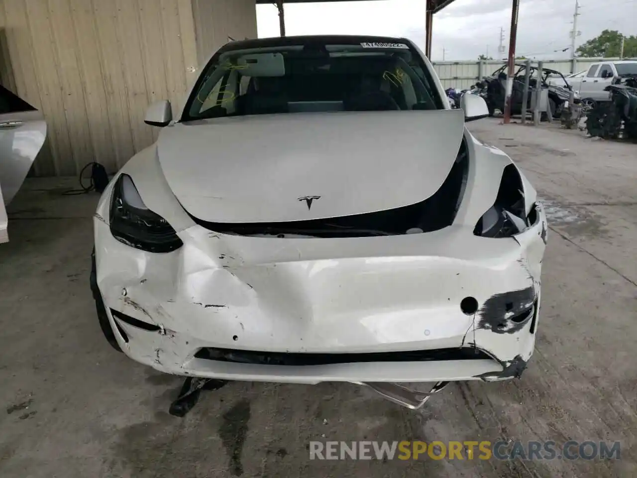 9 Photograph of a damaged car 5YJYGDEE2MF141962 TESLA MODEL Y 2021