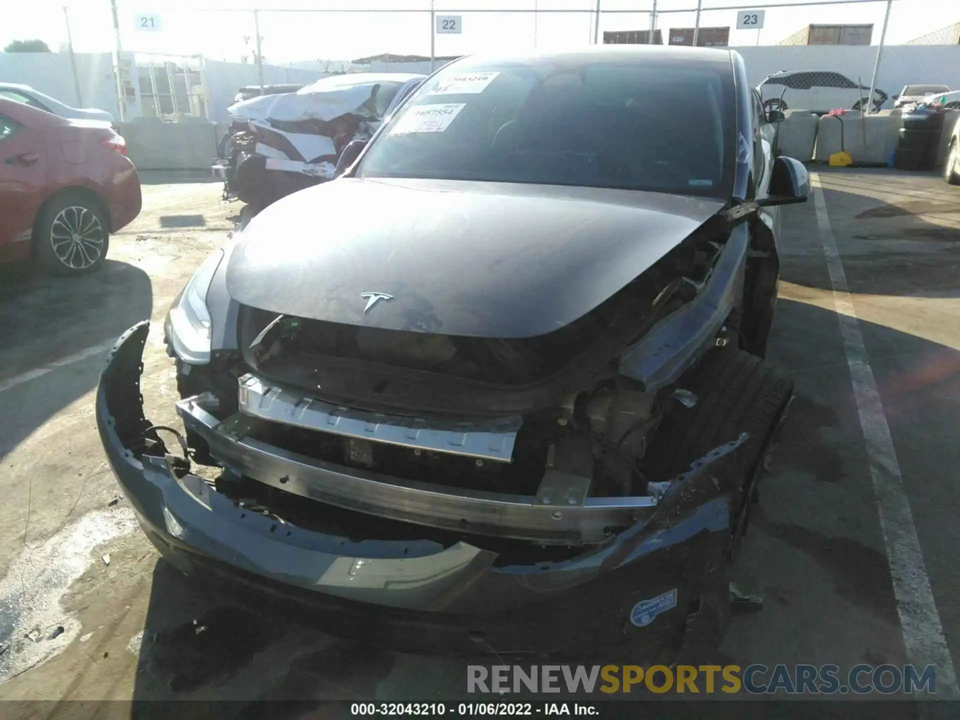 6 Photograph of a damaged car 5YJYGDEE2MF159491 TESLA MODEL Y 2021