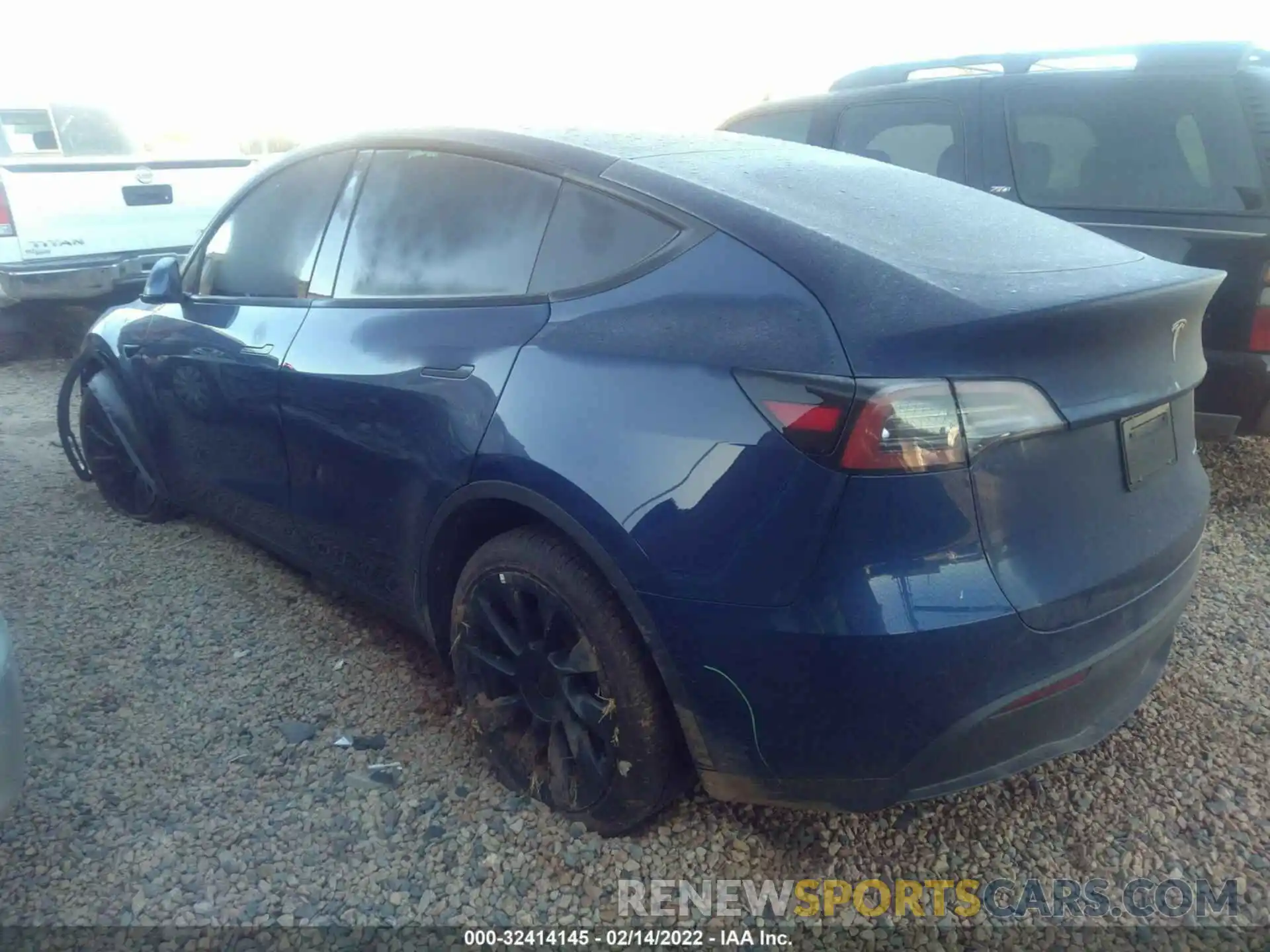 3 Фотография поврежденного автомобиля 5YJYGDEE2MF195469 TESLA MODEL Y 2021